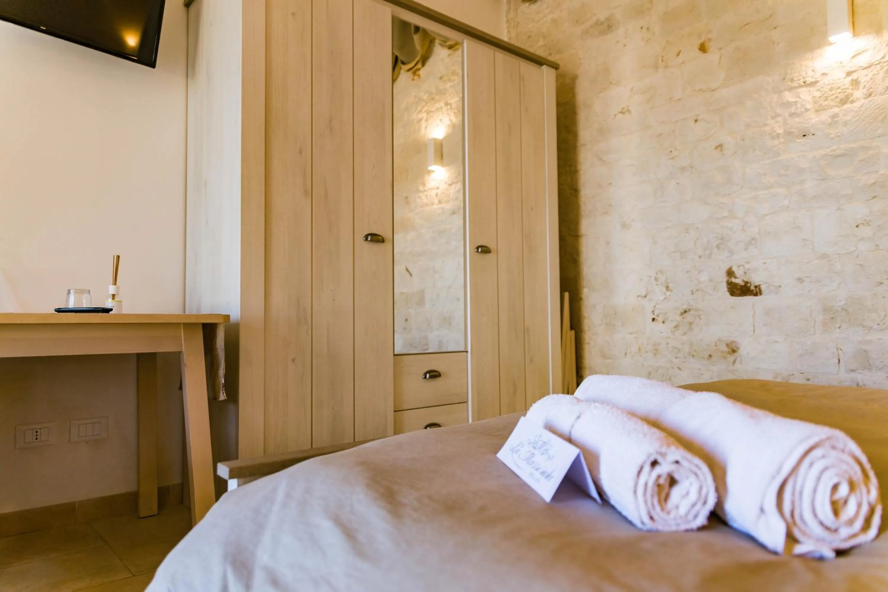 Bed in Relais La Masseriola