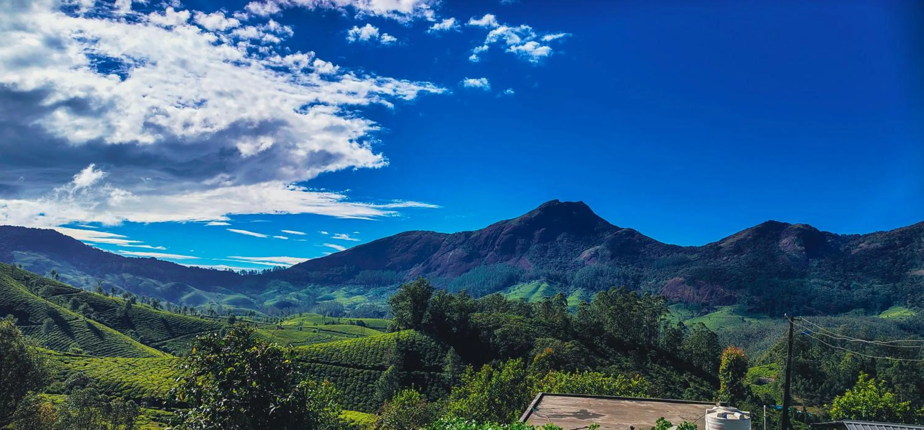 Landmark view in Munnar Valley View