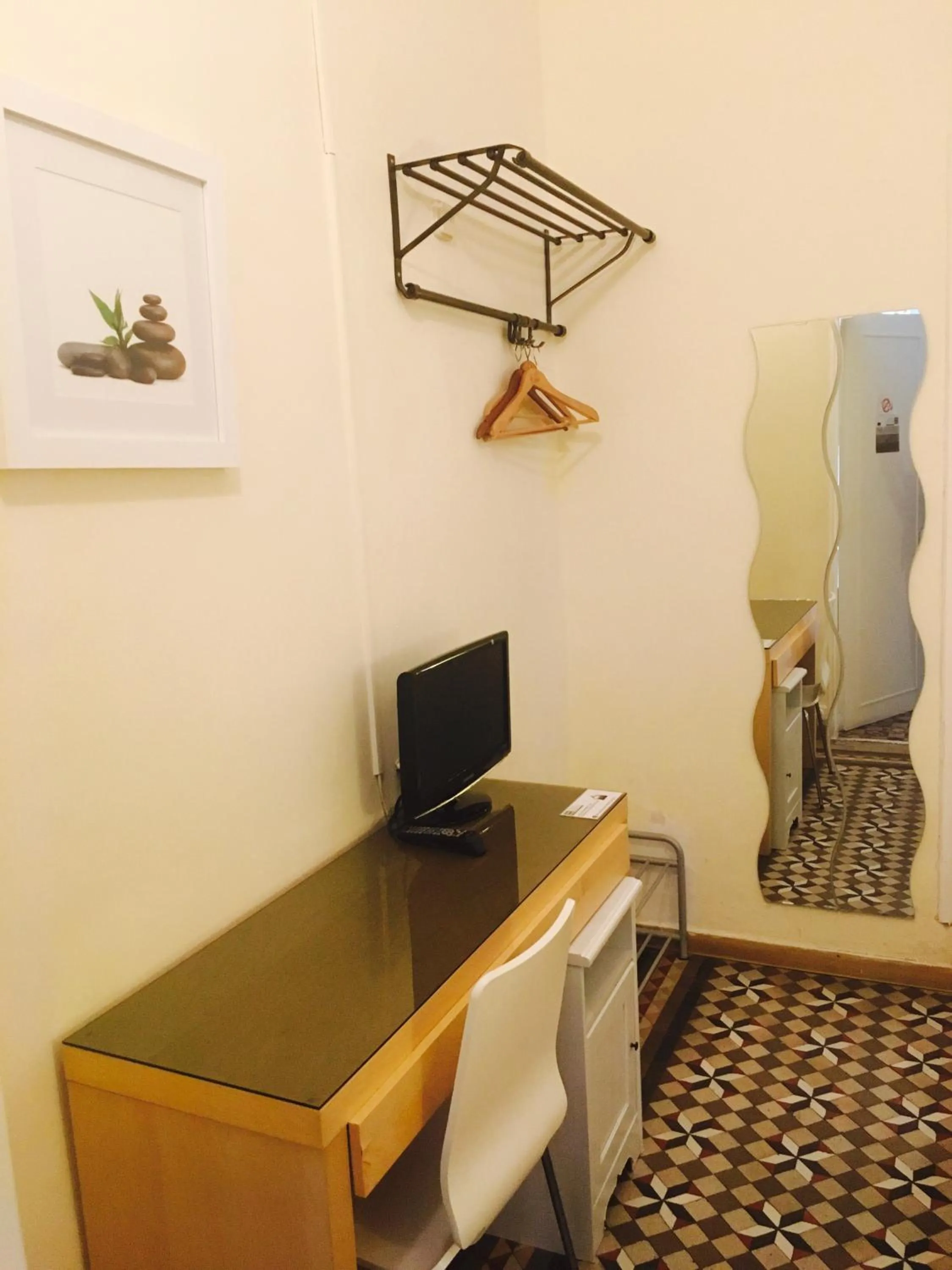 Decorative detail in Hostal Eixample