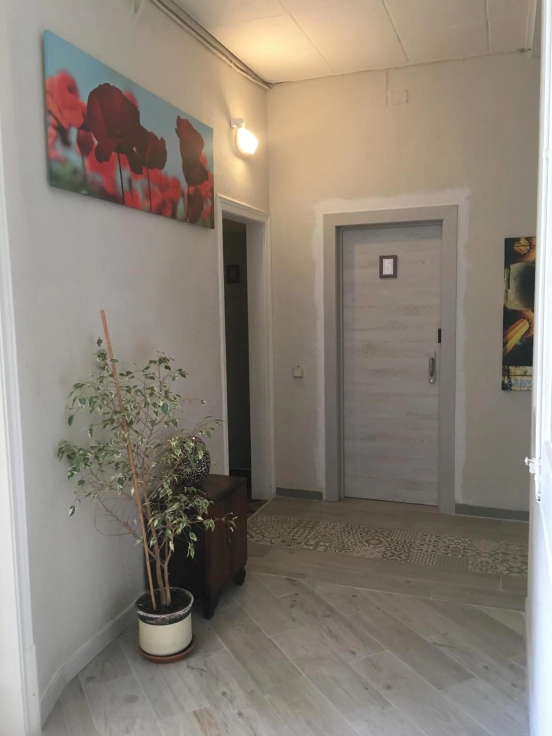 Decorative detail in Hostal Eixample