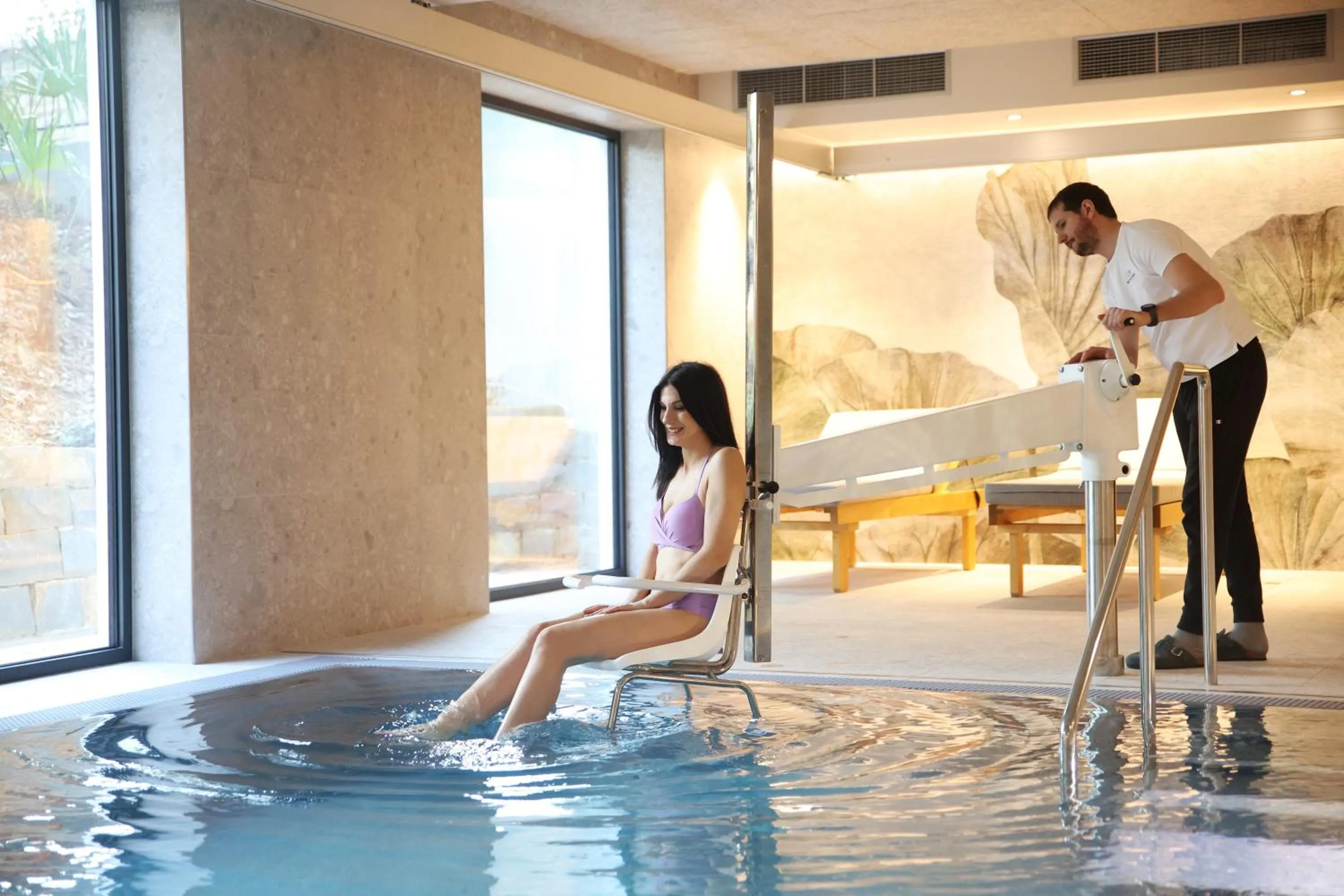 Swimming pool in FLORAMARE HEALTH RESORT