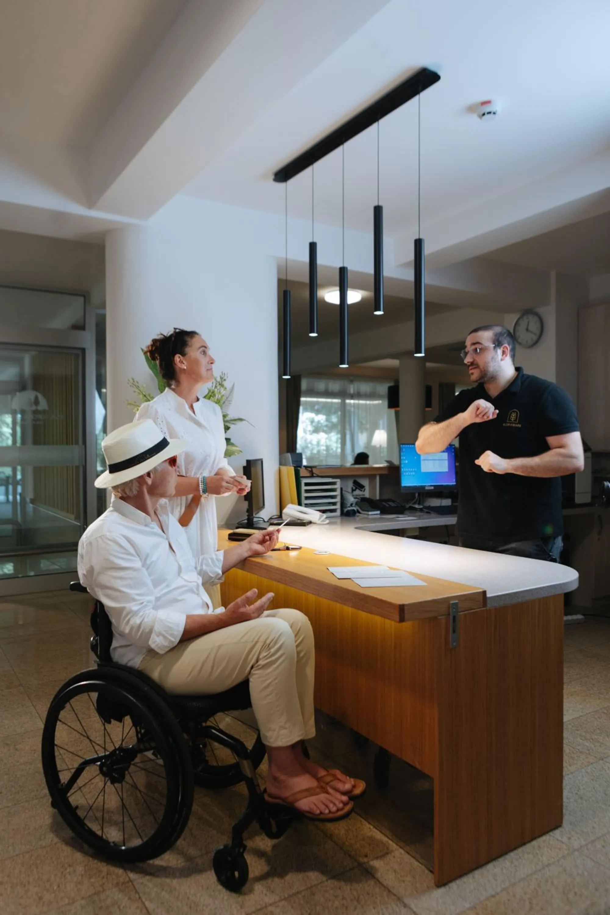 Lobby or reception in FLORAMARE HEALTH RESORT