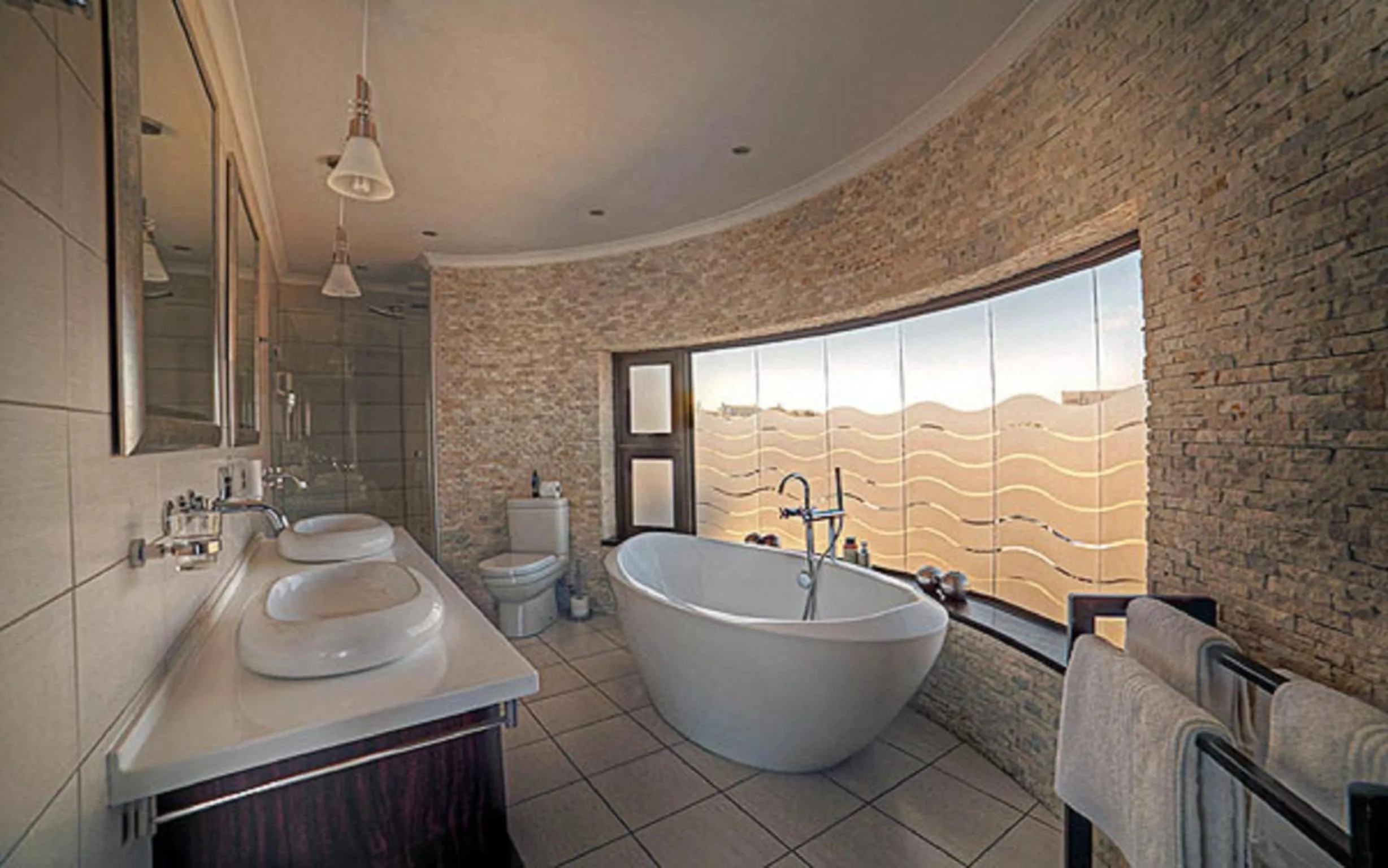 Bathroom in Beach Lodge