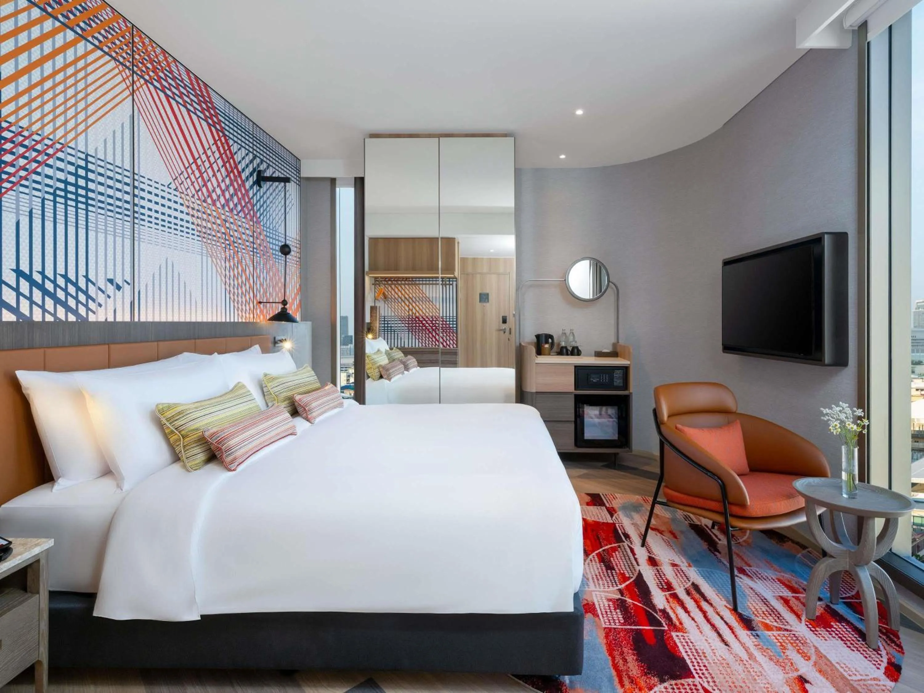 Bedroom, Bed in Mercure Bangkok Surawong