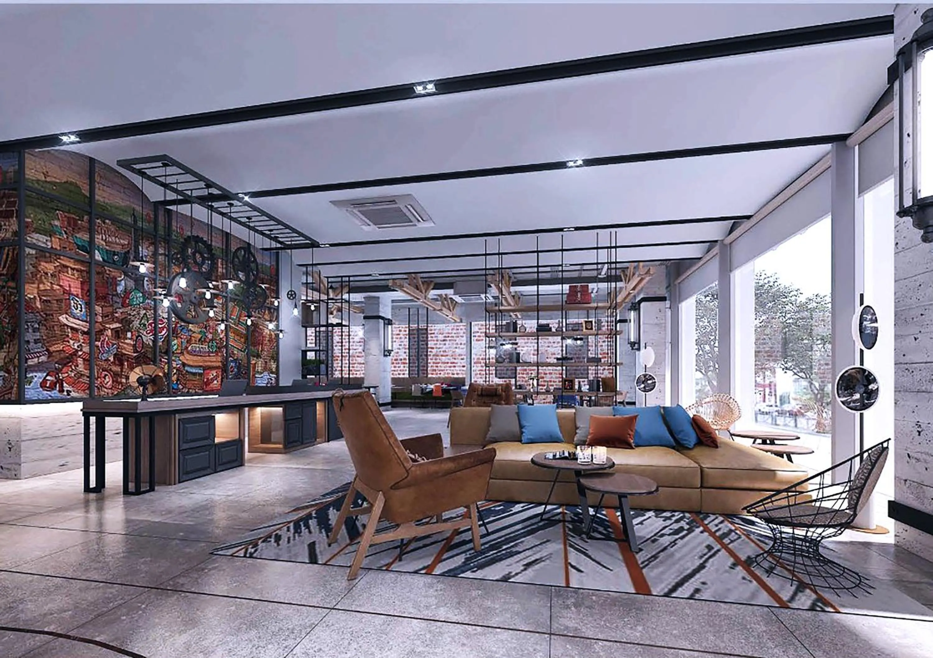 Lobby or reception in Mercure Bangkok Surawong