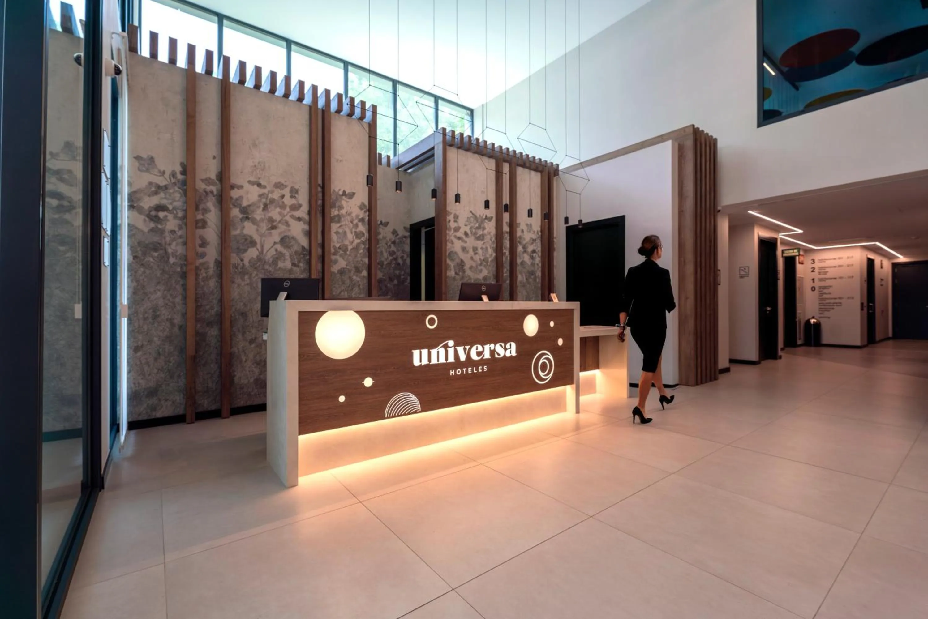 Lobby or reception in UNIVERSA Hoteles