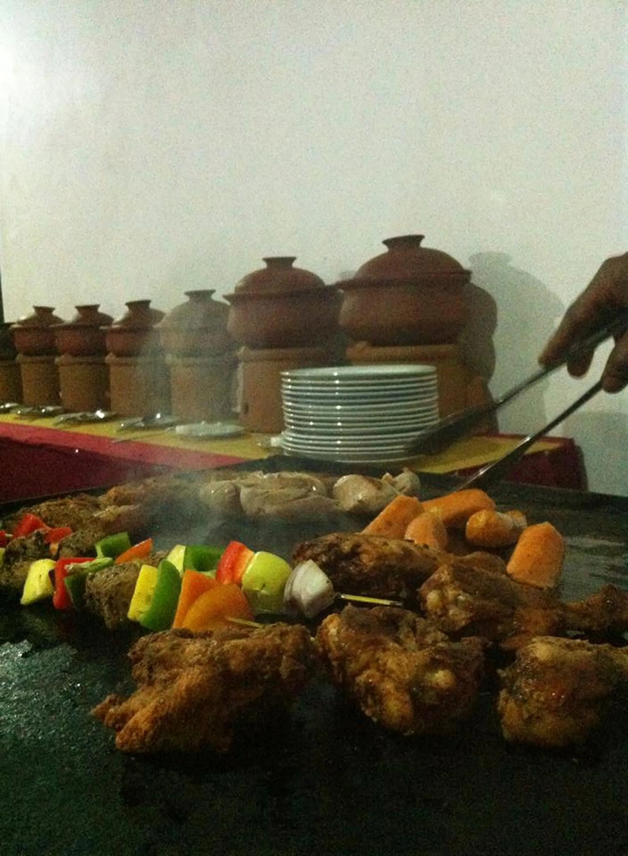 BBQ facilities in A4 Villa & Spa.