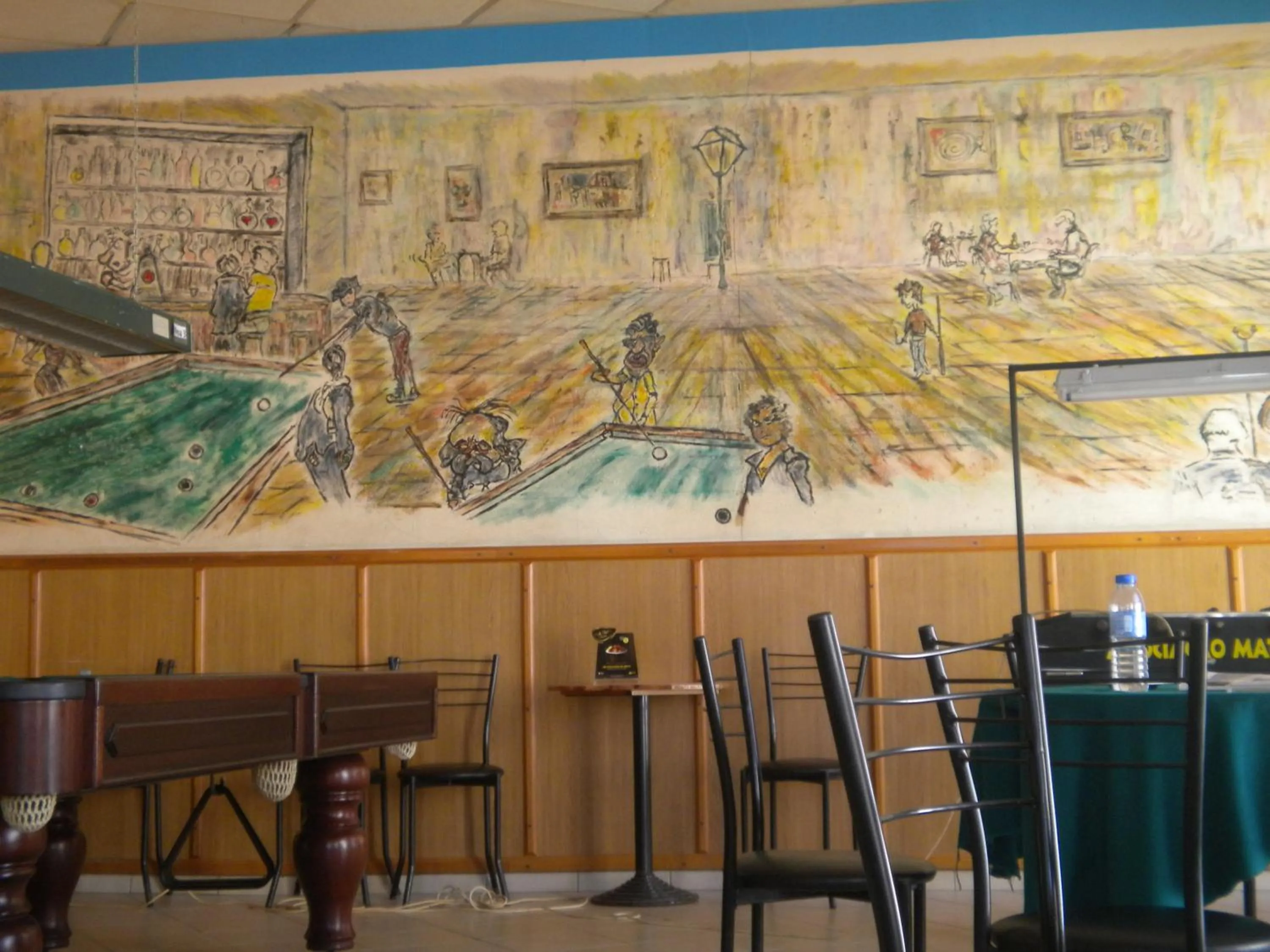 Decorative detail in White Sun Hostel