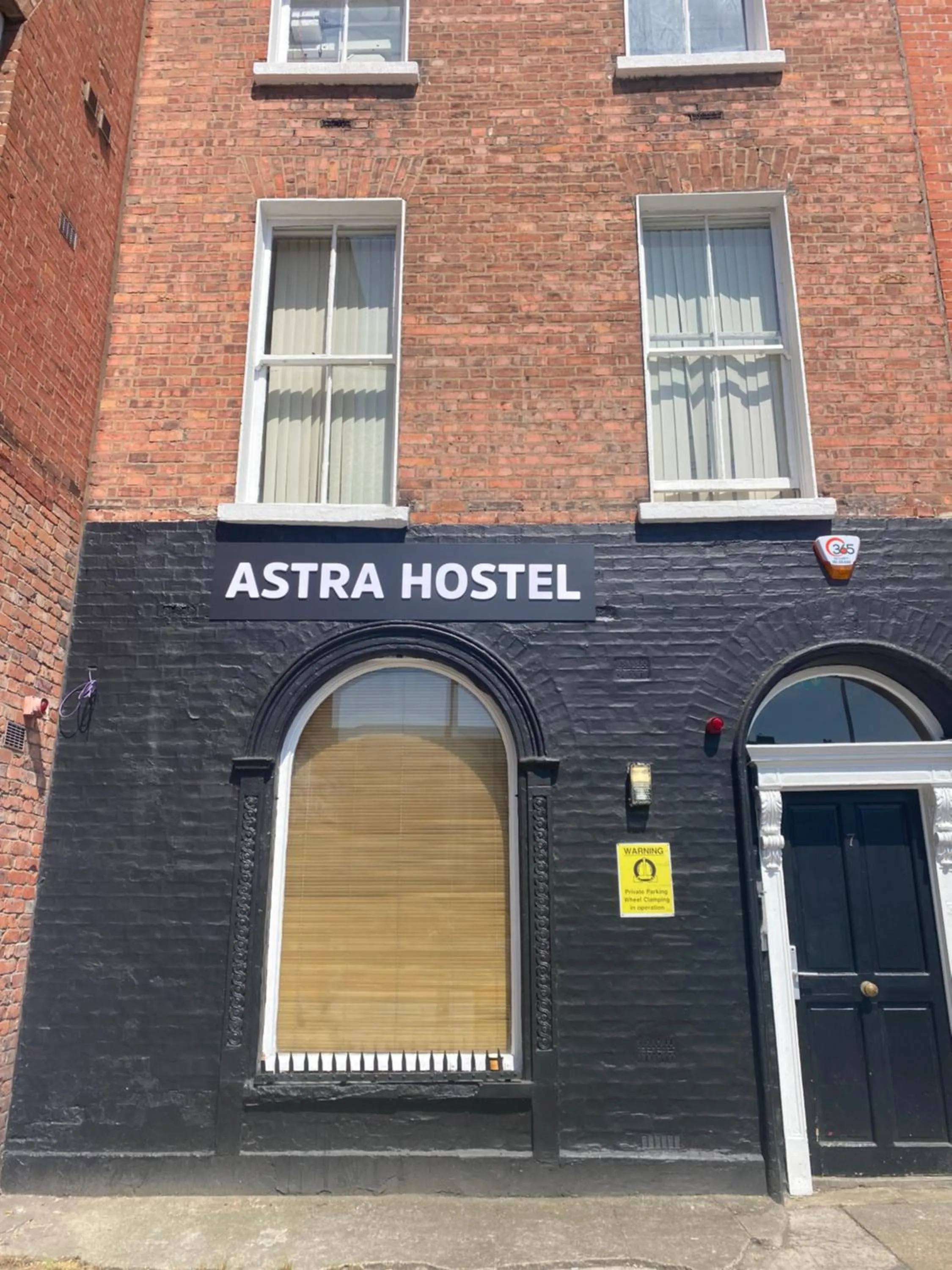 Property building in Astra Hostel