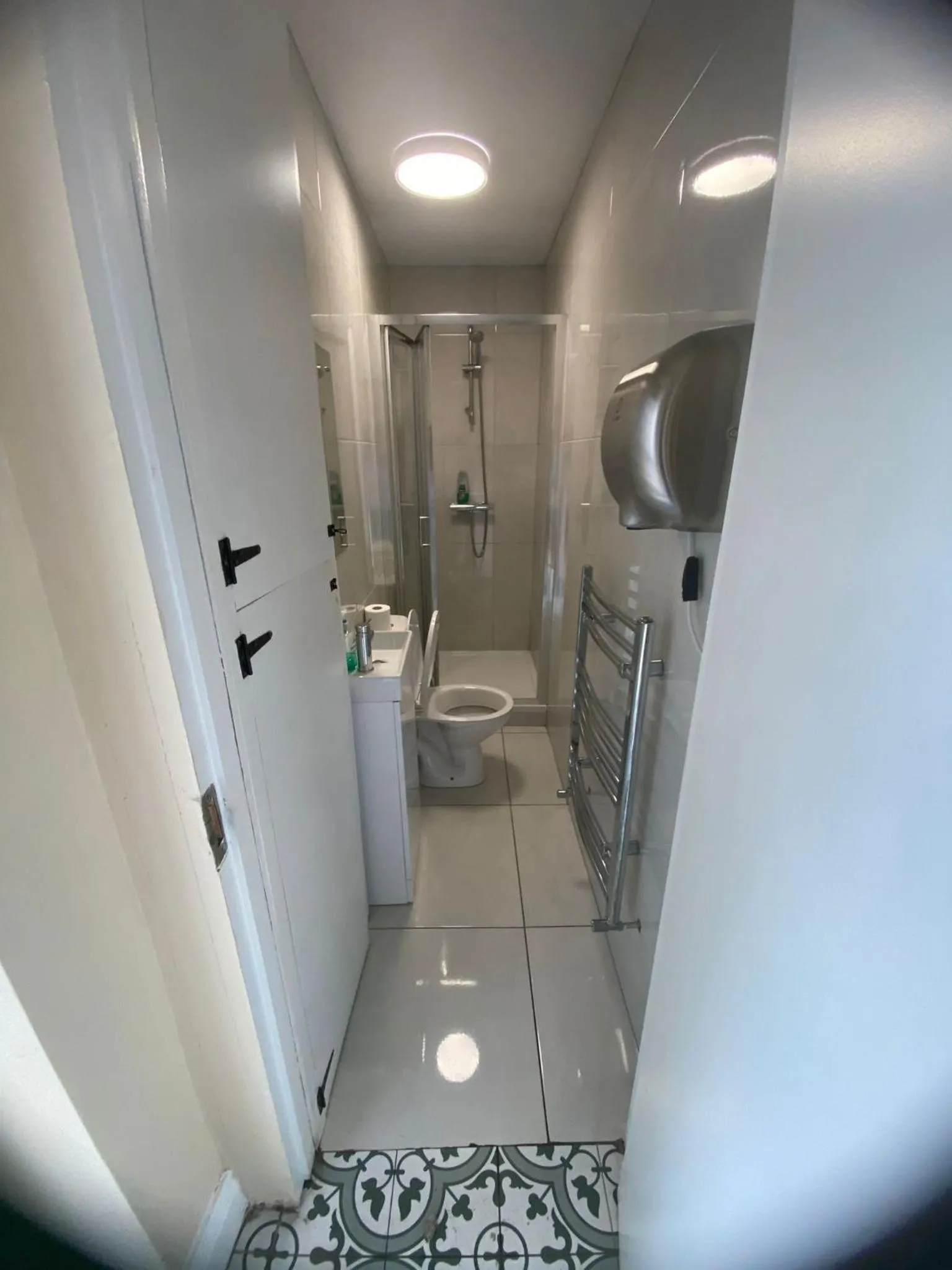 Shower in Astra Hostel