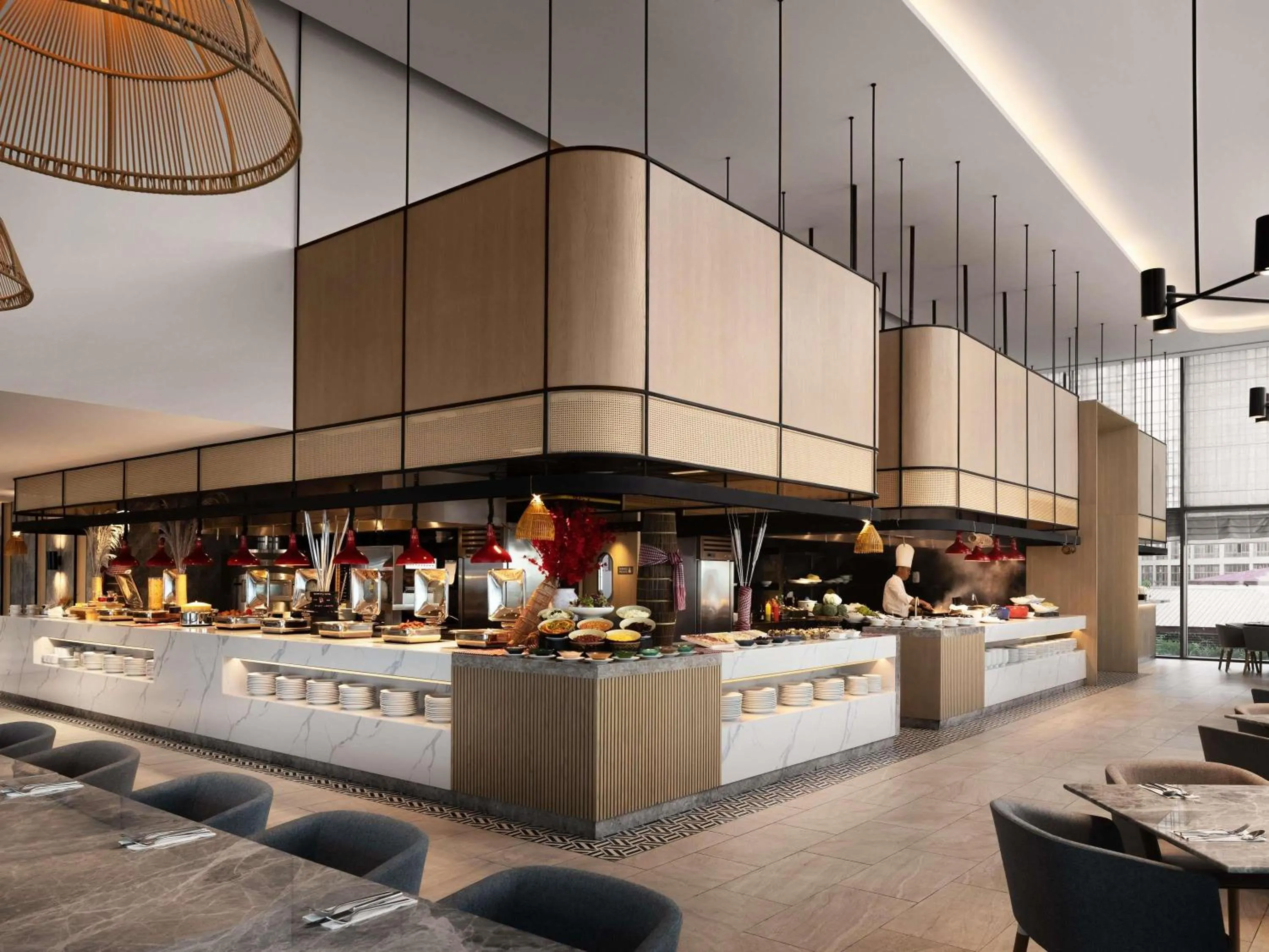 Breakfast in Novotel Sihanoukville Holiday Resort