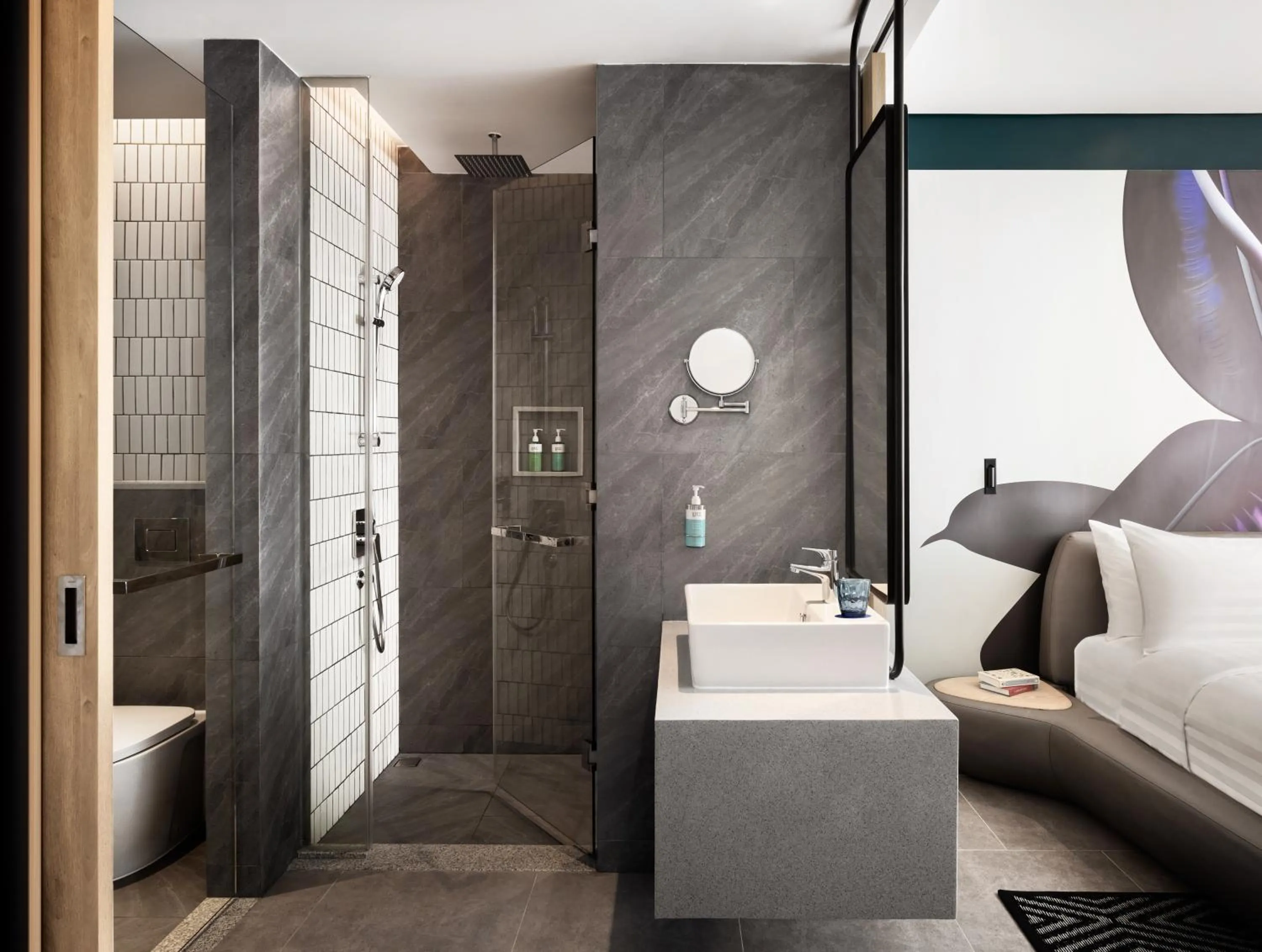 Bathroom, Bed in Novotel Sihanoukville Holiday Resort