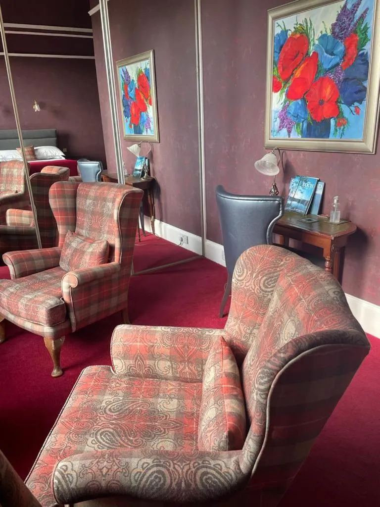 Seating area in Moorlands