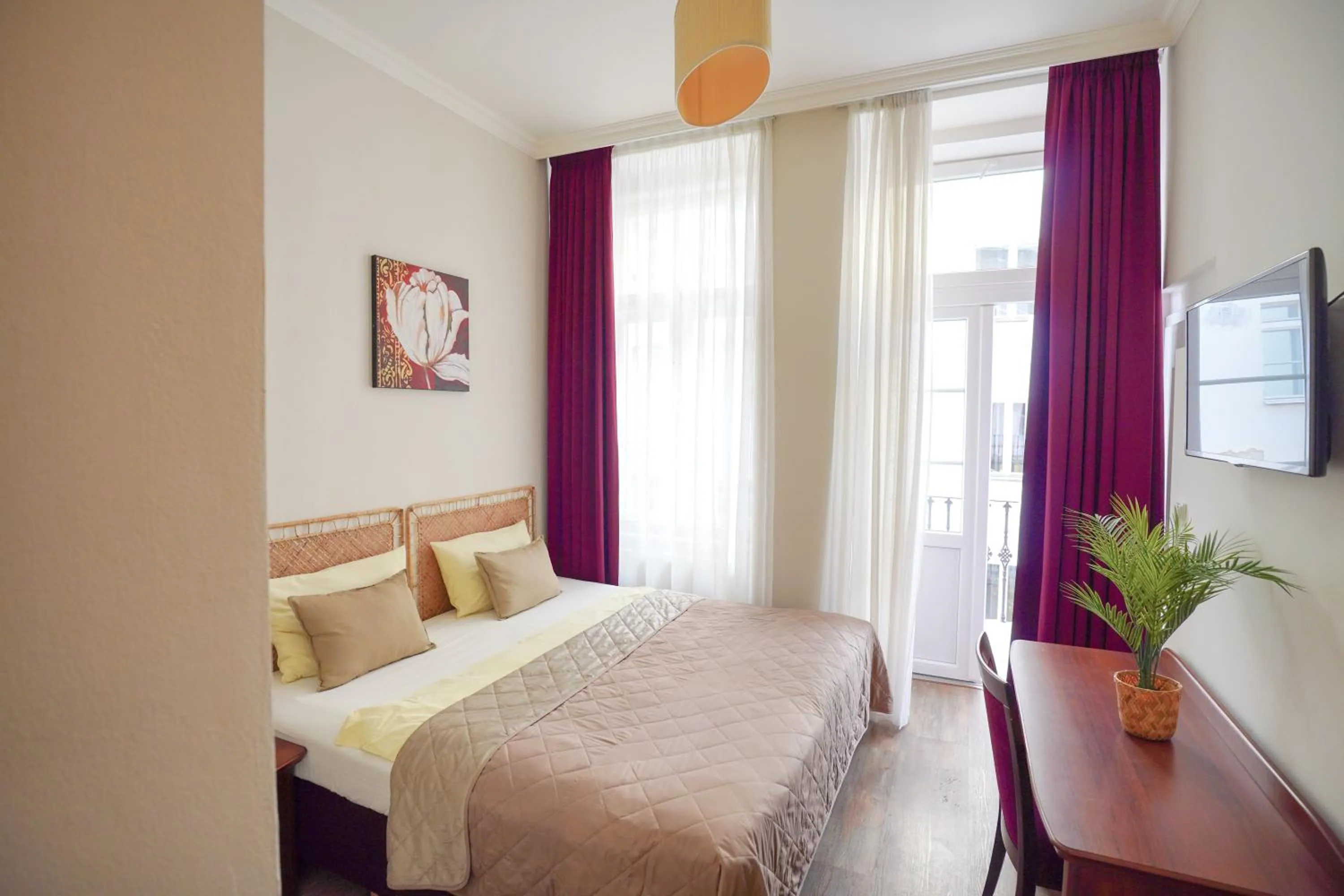 Bedroom, Bed in Elegant & Stylish Center Apartments!
