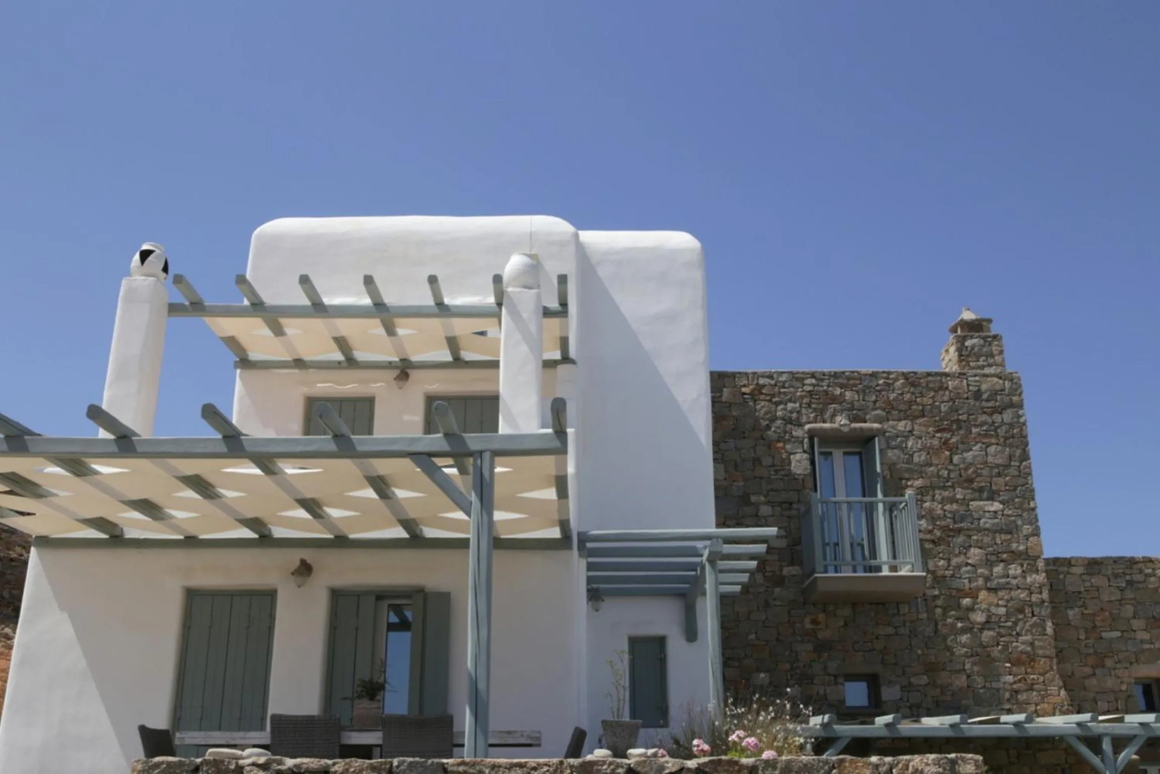 Facade/entrance in Niriides Homes & Villas