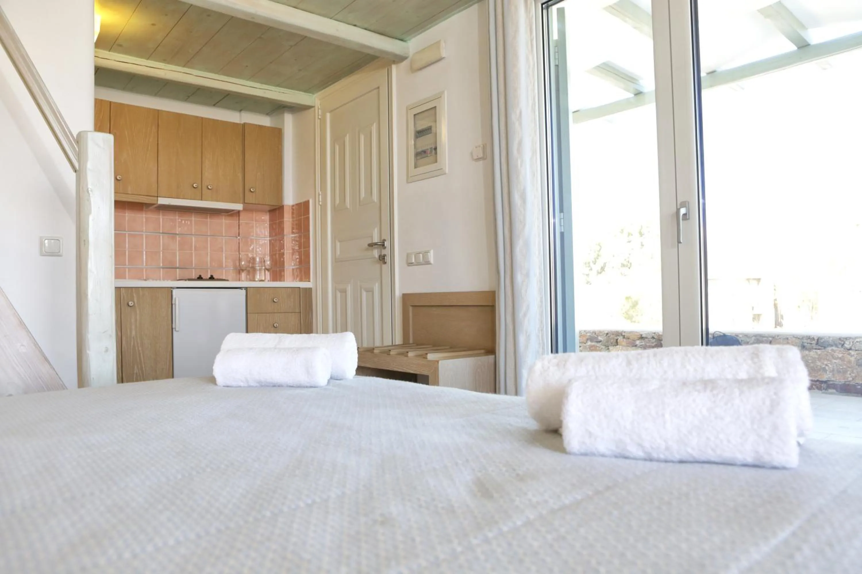 Bed in Niriides Homes & Villas