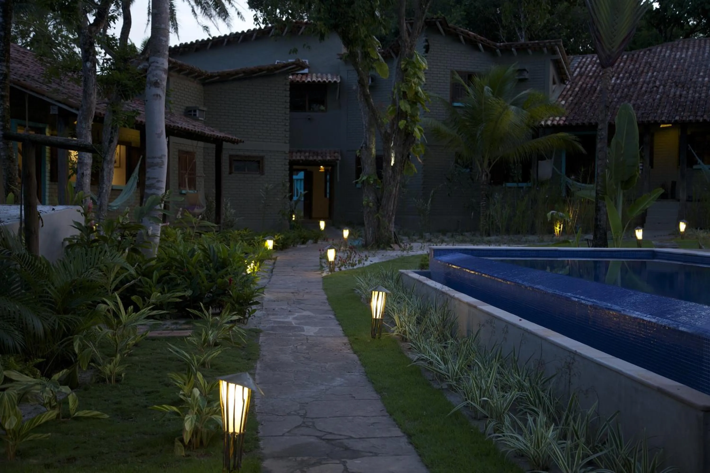 Swimming pool in Pousada Le Refuge