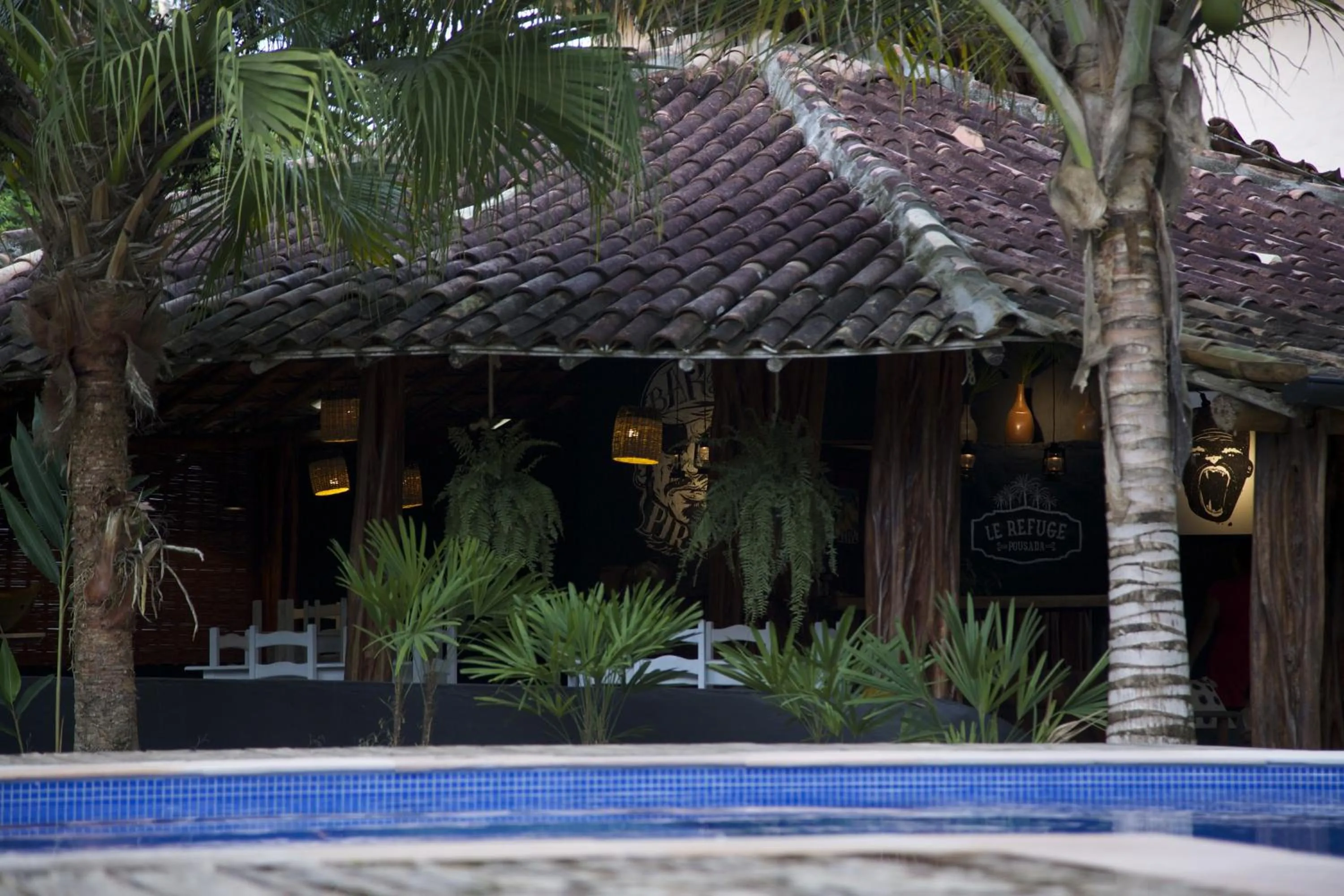 Swimming pool in Pousada Le Refuge