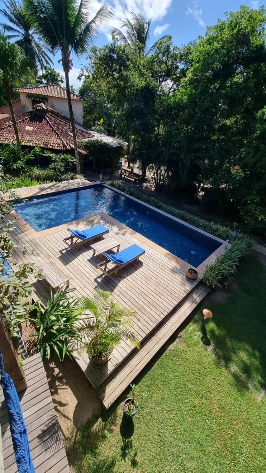 Swimming pool in Pousada Le Refuge