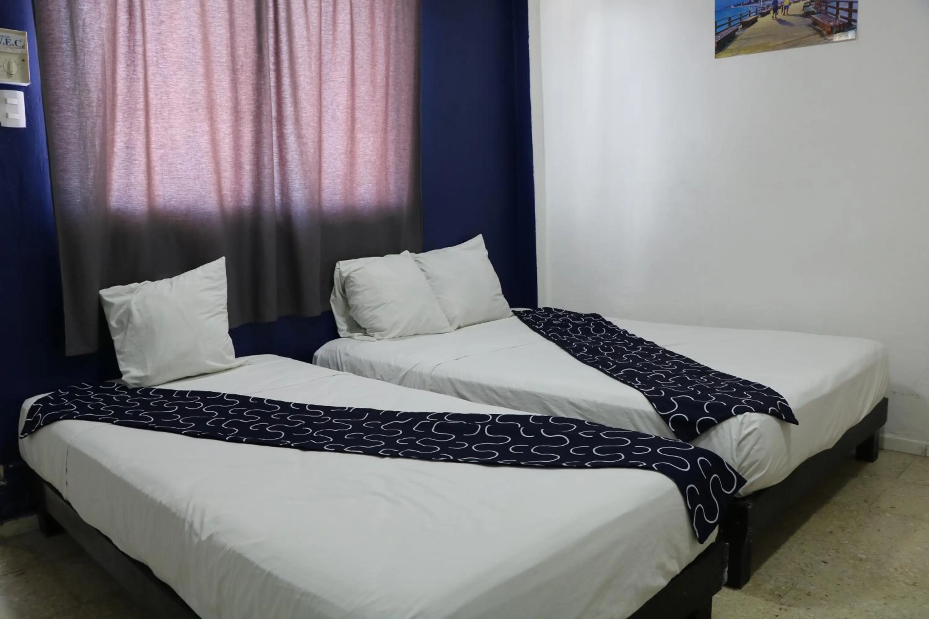 Bed in Hotel Tropical