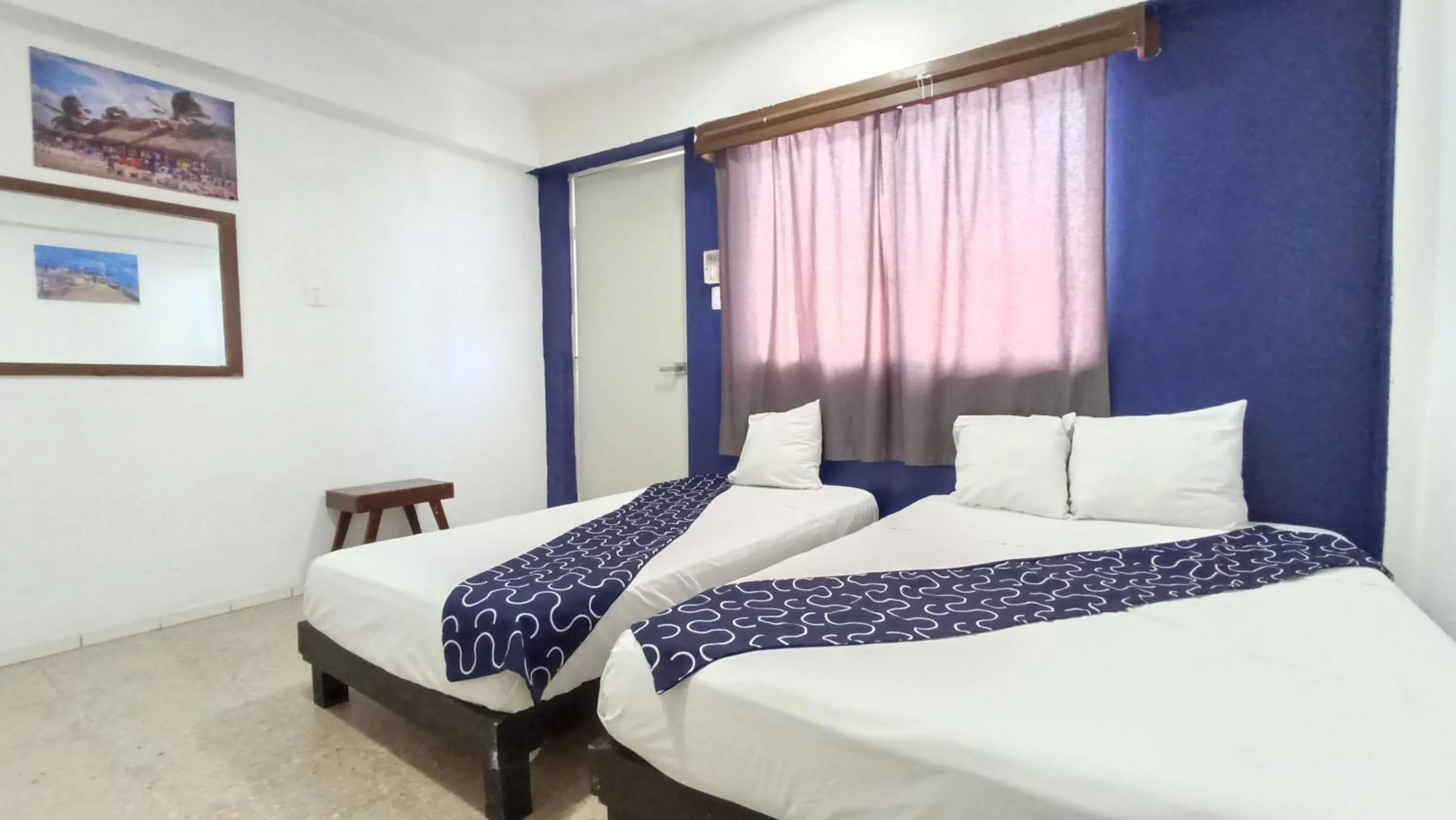 Bed in Hotel Tropical