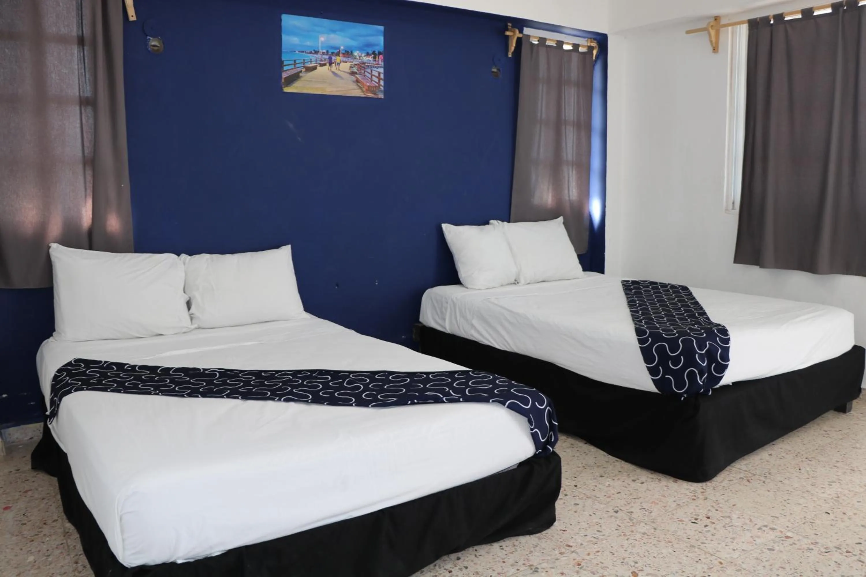 Bed in Hotel Tropical