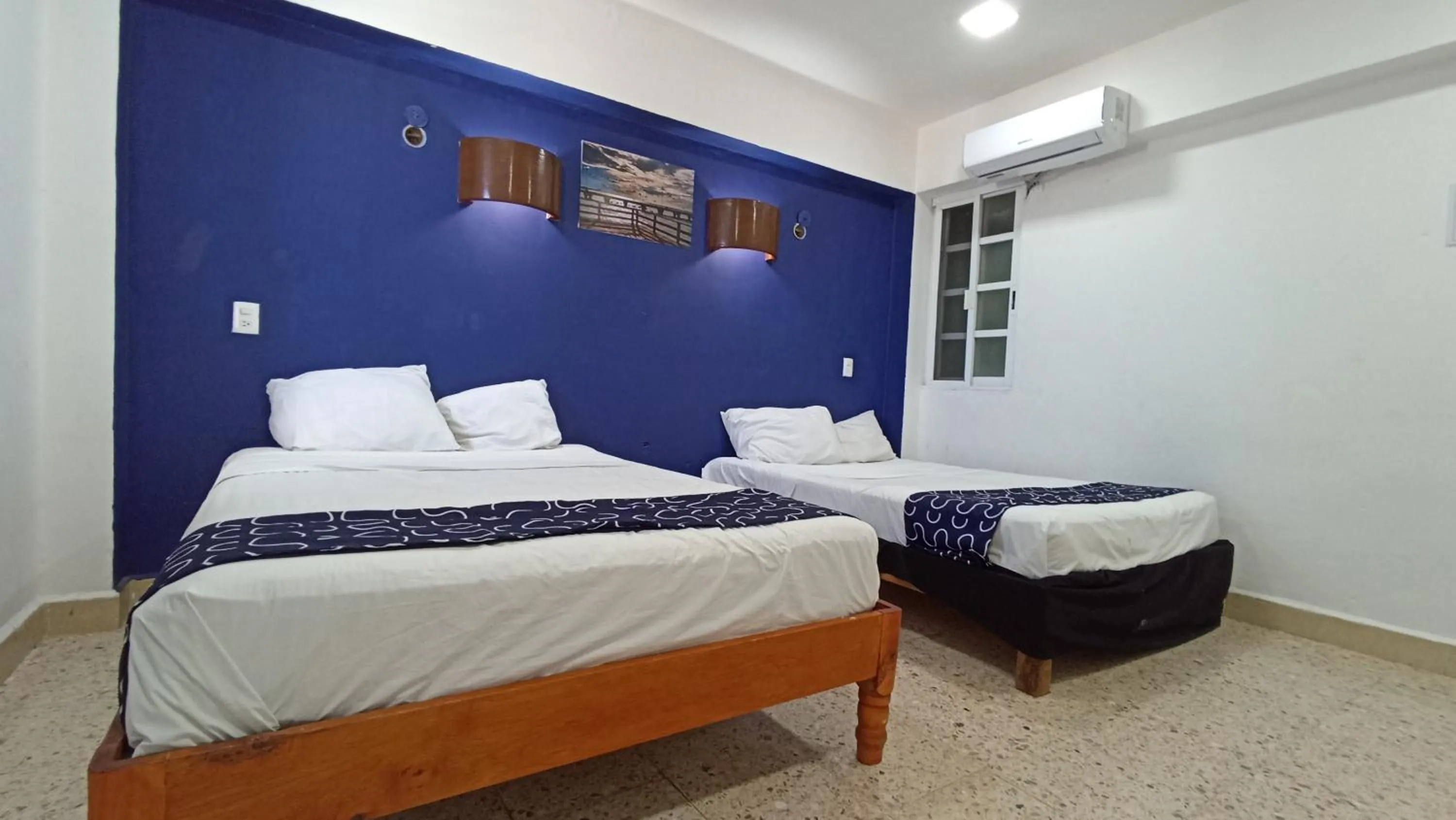 Bed in Hotel Tropical