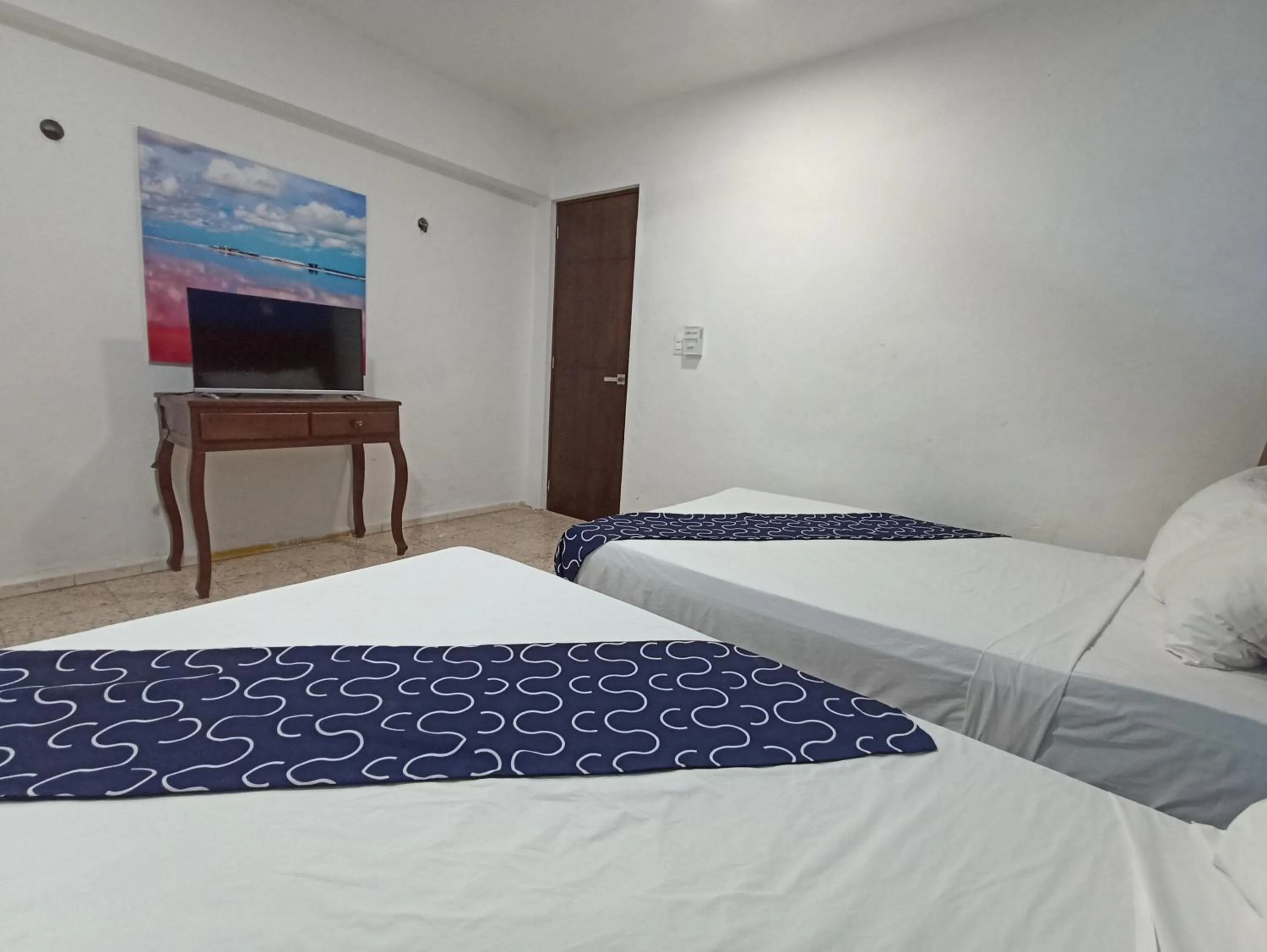 Bed in Hotel Tropical
