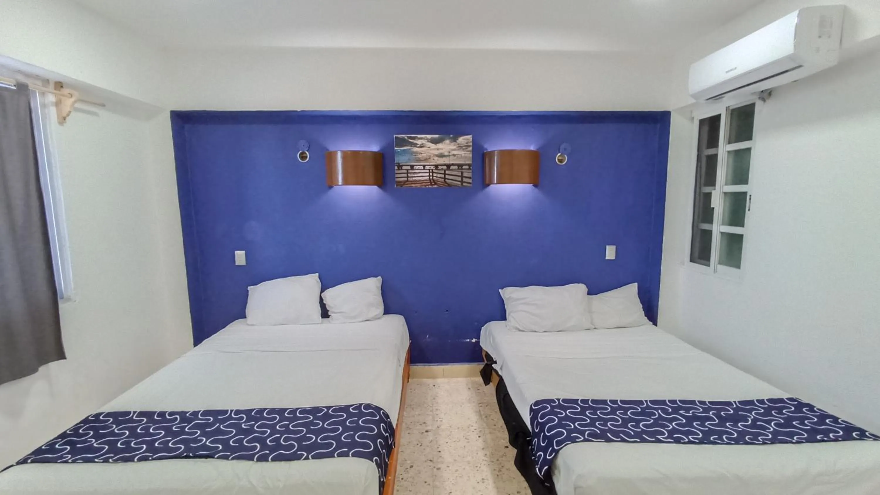 Bed in Hotel Tropical