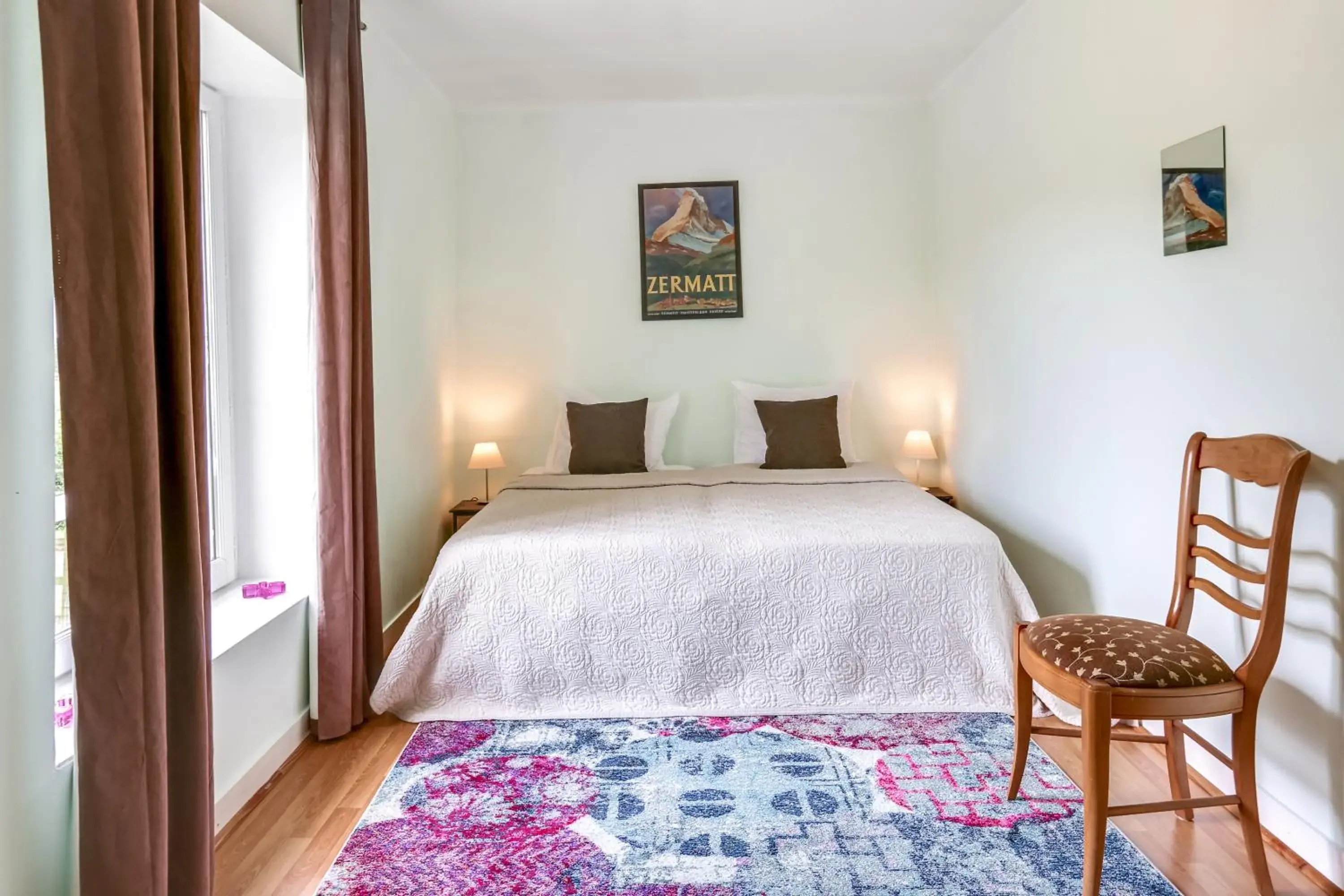 Bedroom, Bed in Château Turgot Gîtes Bedroom, Bed in Château Turgot Gîtes