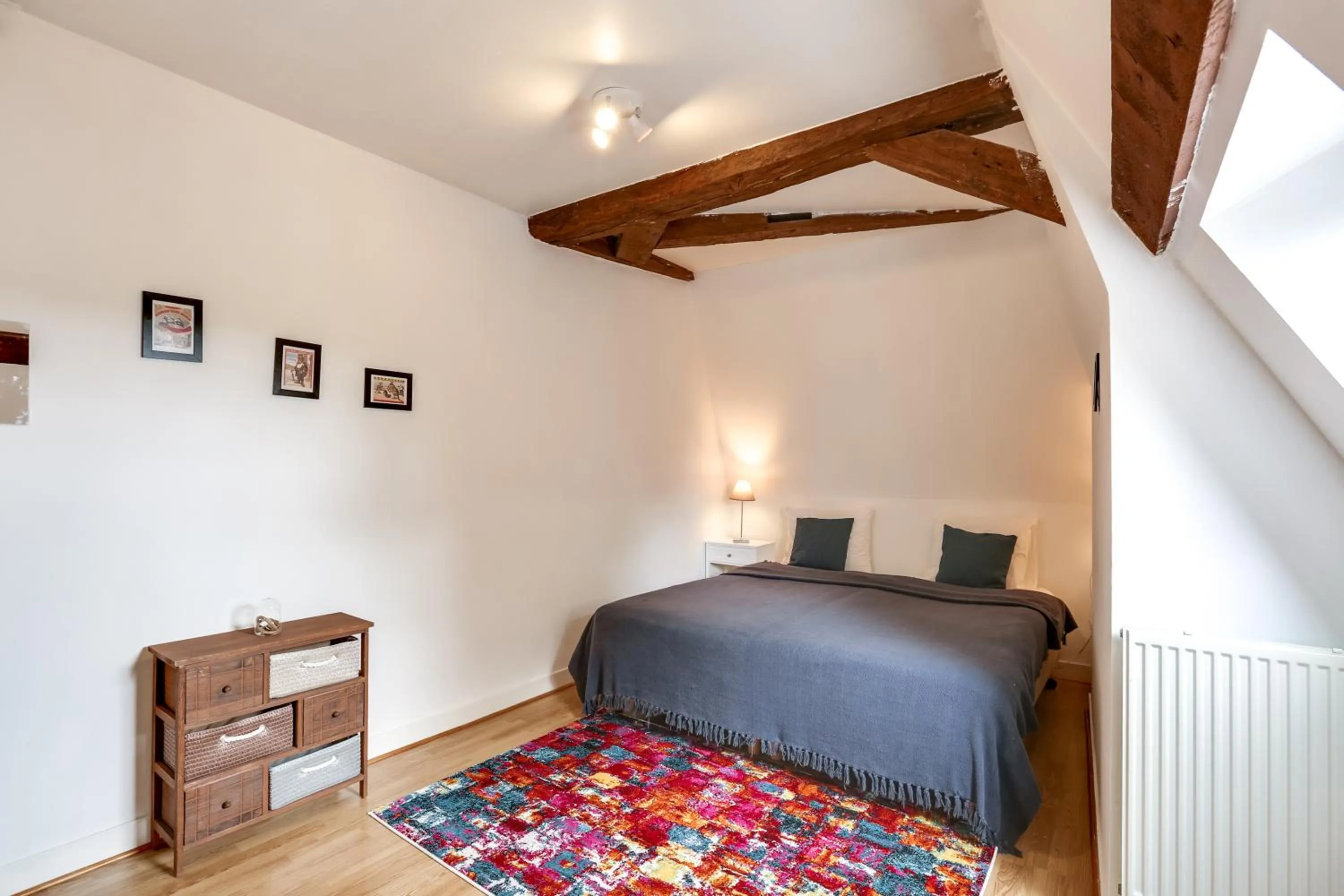 Bedroom, Bed in Château Turgot Gîtes