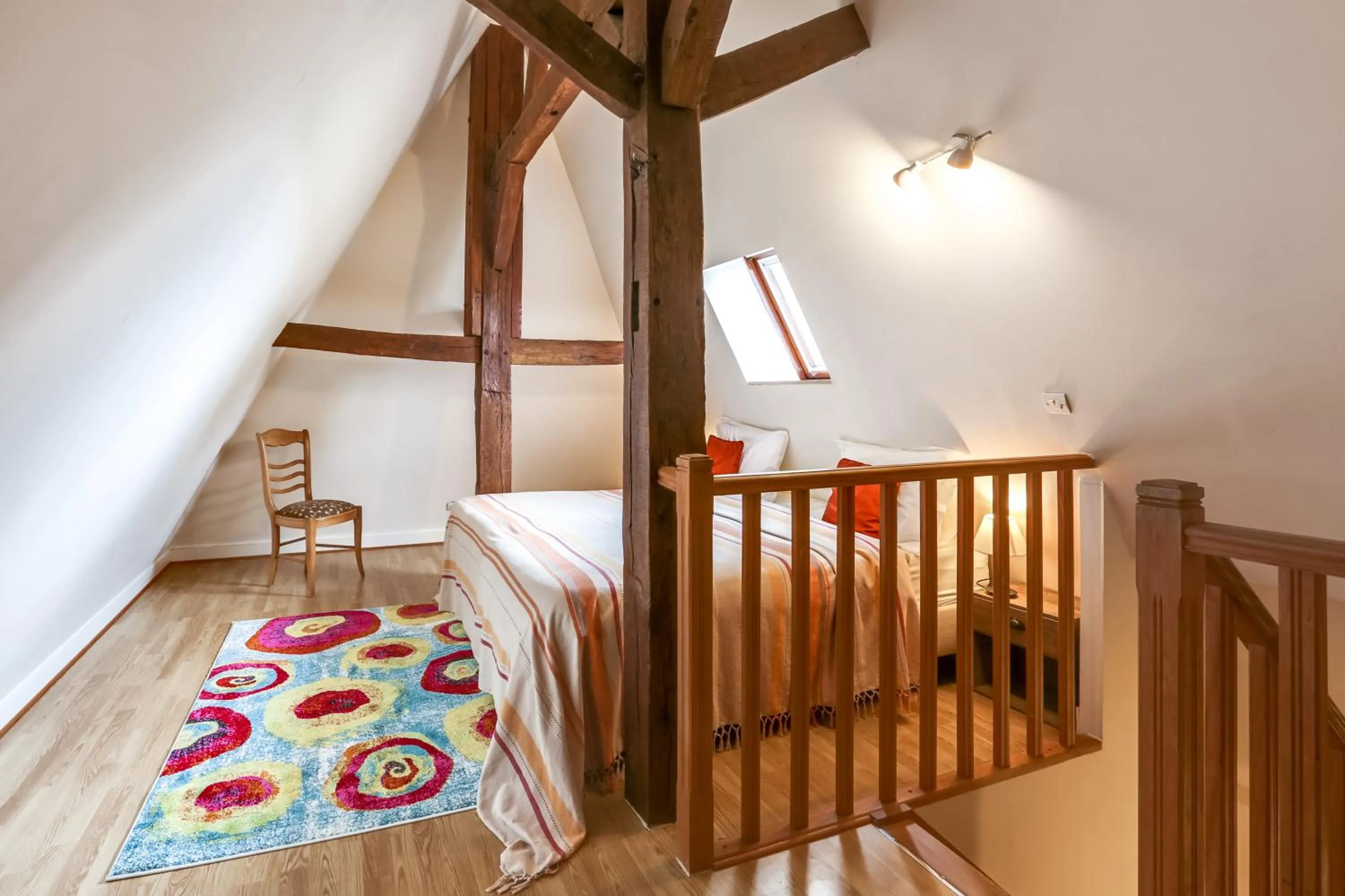 Bedroom, Bed in Château Turgot Gîtes