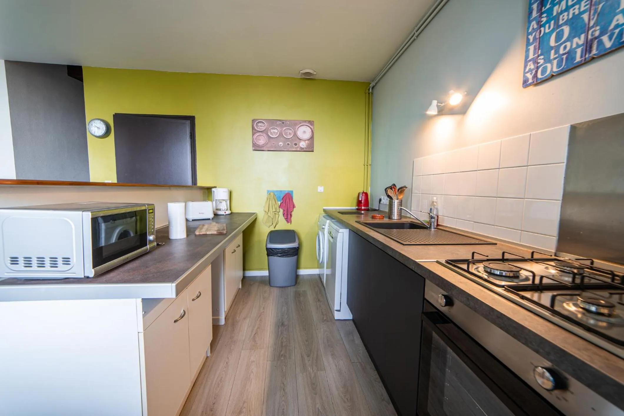 kitchen in Château Turgot Gîtes