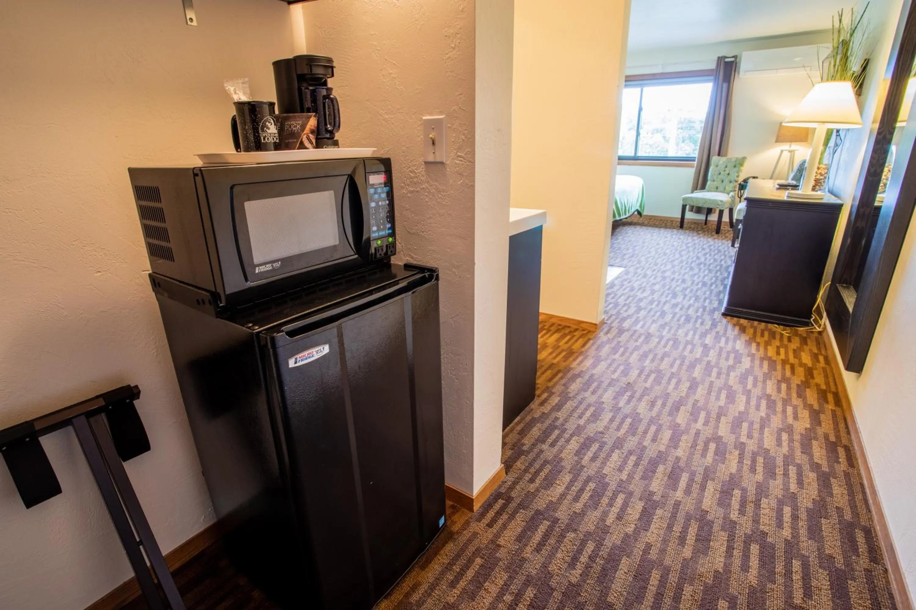 Bed in Open Hearth Lodge