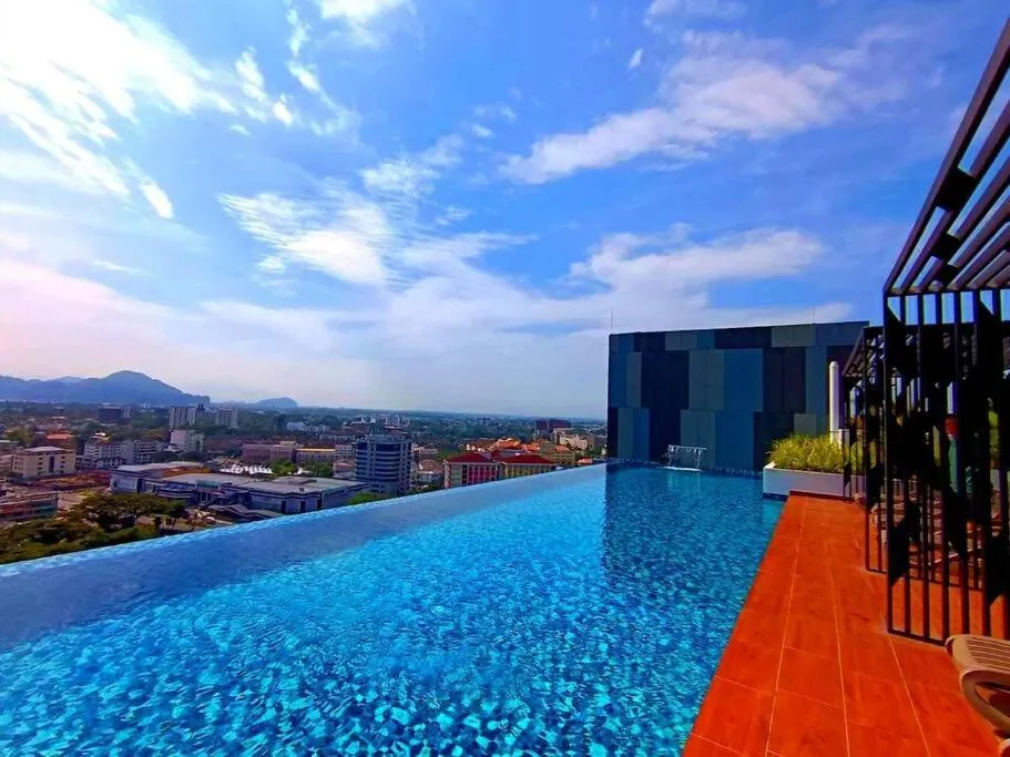 Swimming pool in The Horizon Ipoh Dual L13 by Grab A Stay