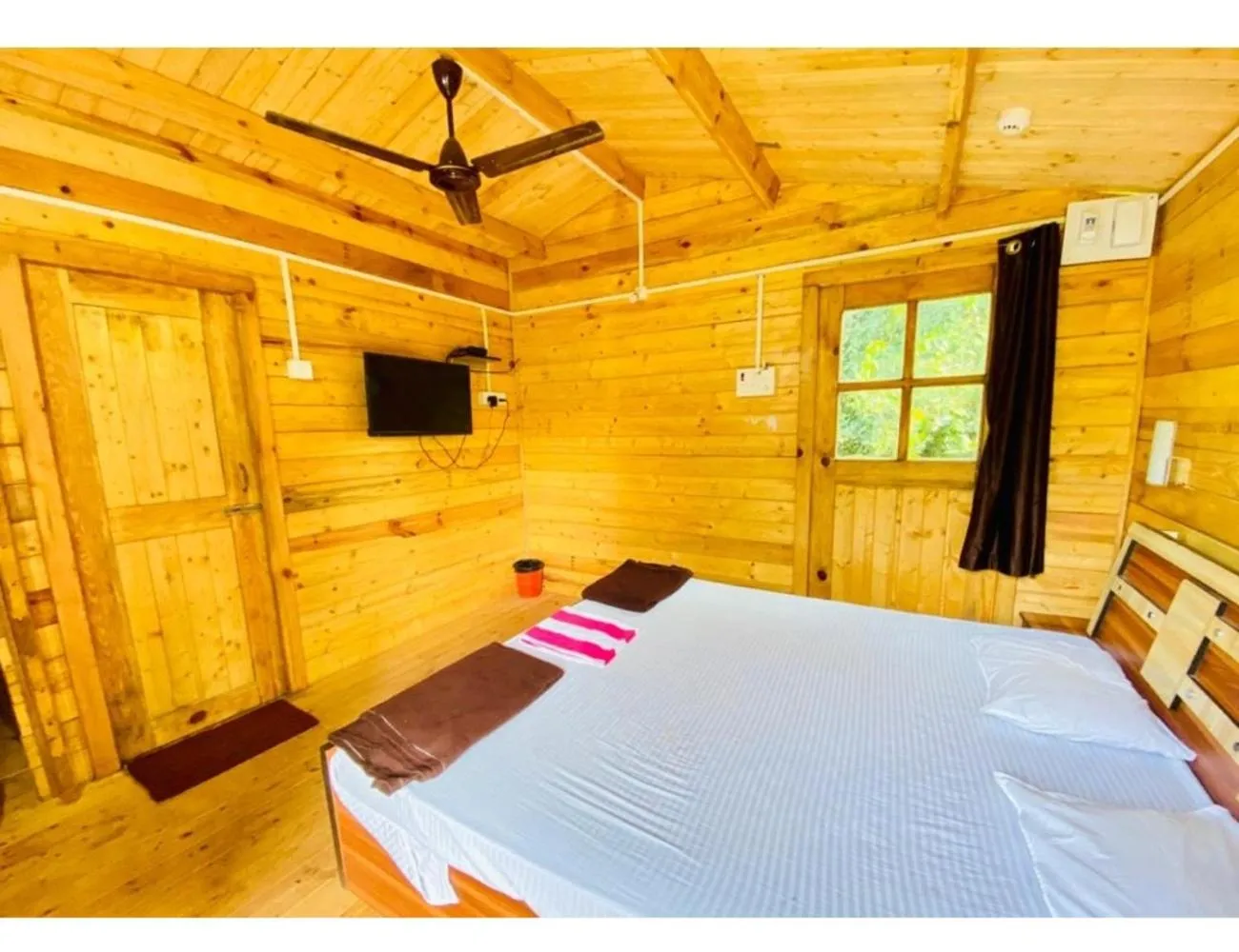 Bedroom, Bed in Mermaid Resort, Arambol, Goa