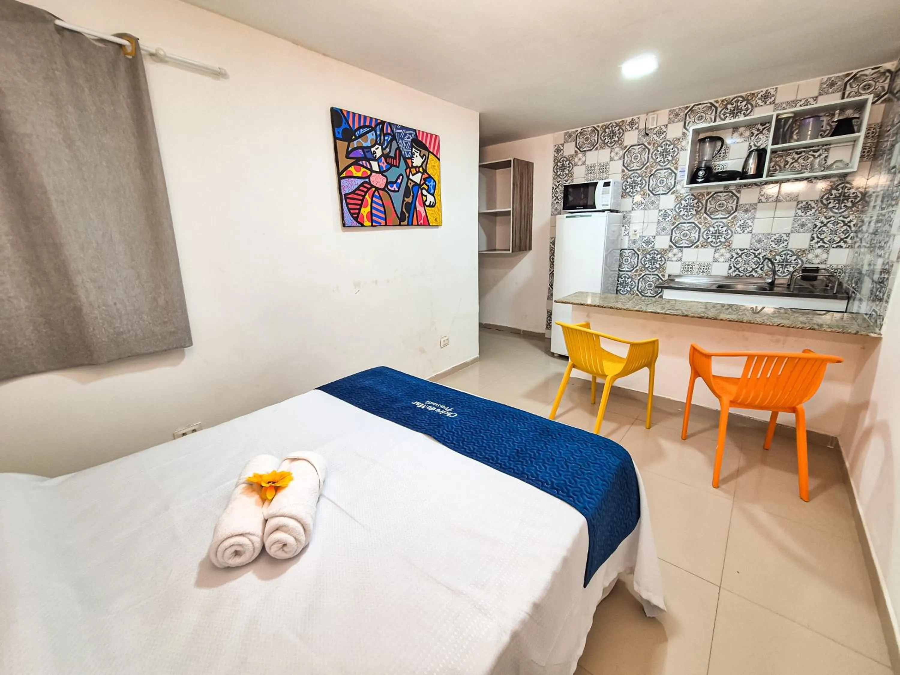 Bed in Pousada Cheiro do Mar