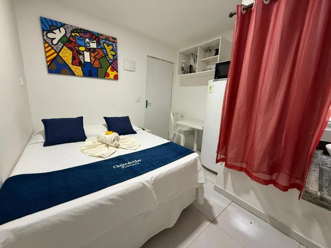 Bed in Pousada Cheiro do Mar