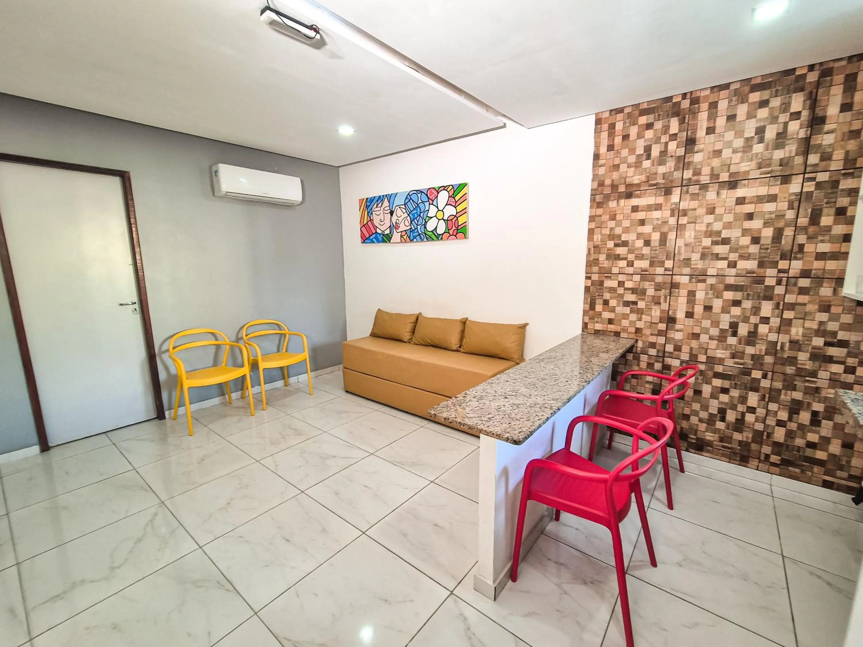 Living room in Pousada Cheiro do Mar