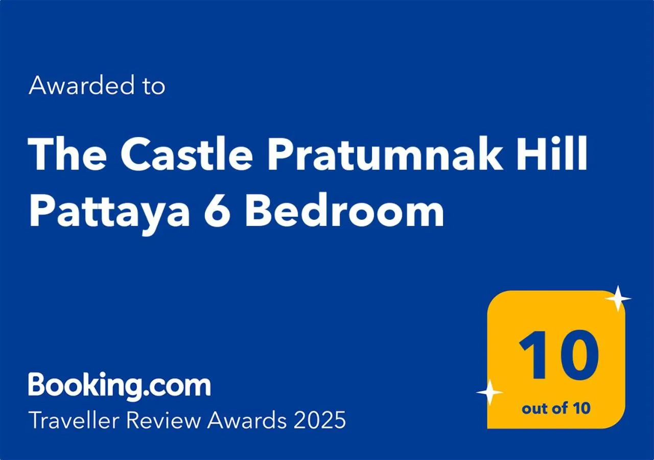 Certificate/Award in The Castle Pratumnak Hill Pattaya 6 Bedroom