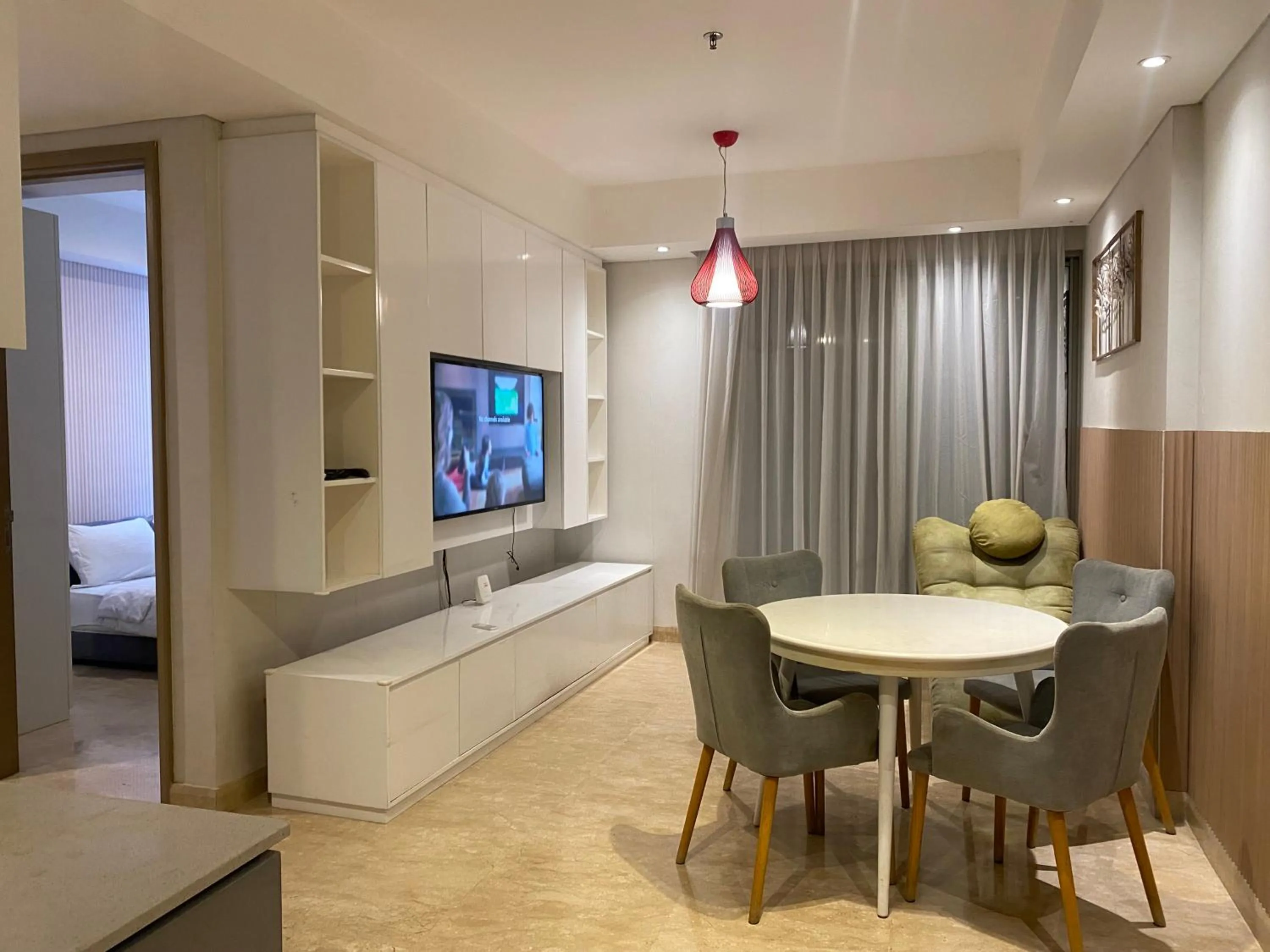 Living room in Comfort and Luxury Private Room at Goldcoast PIK