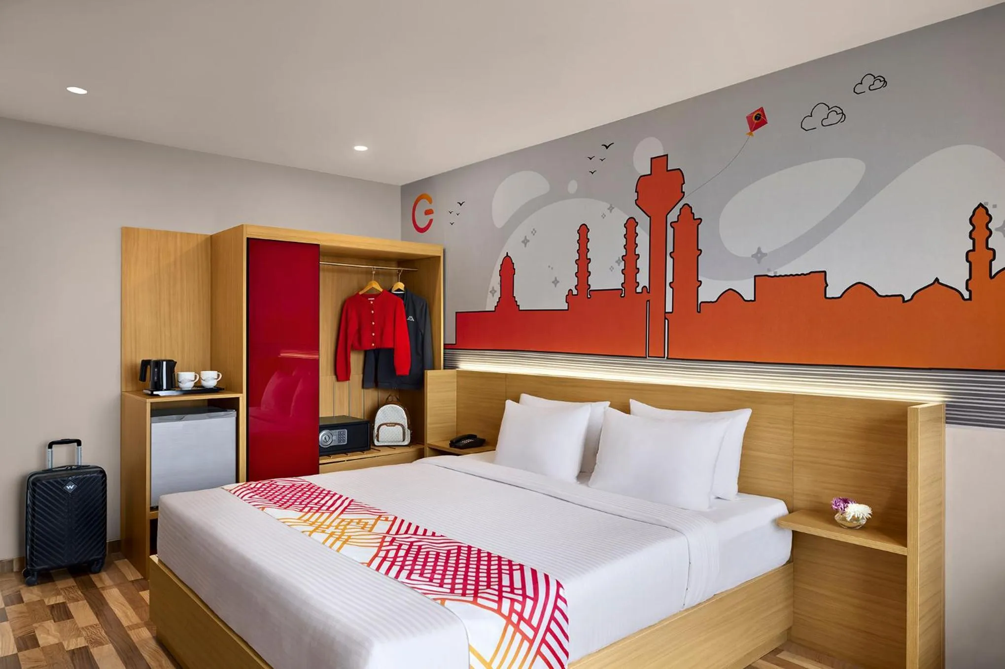 Bed in Ginger Ahmedabad Changodar