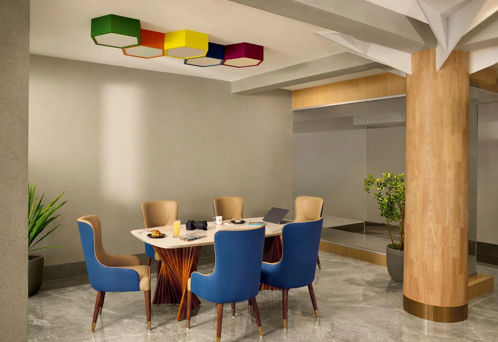 Seating area in Ginger Ahmedabad Changodar