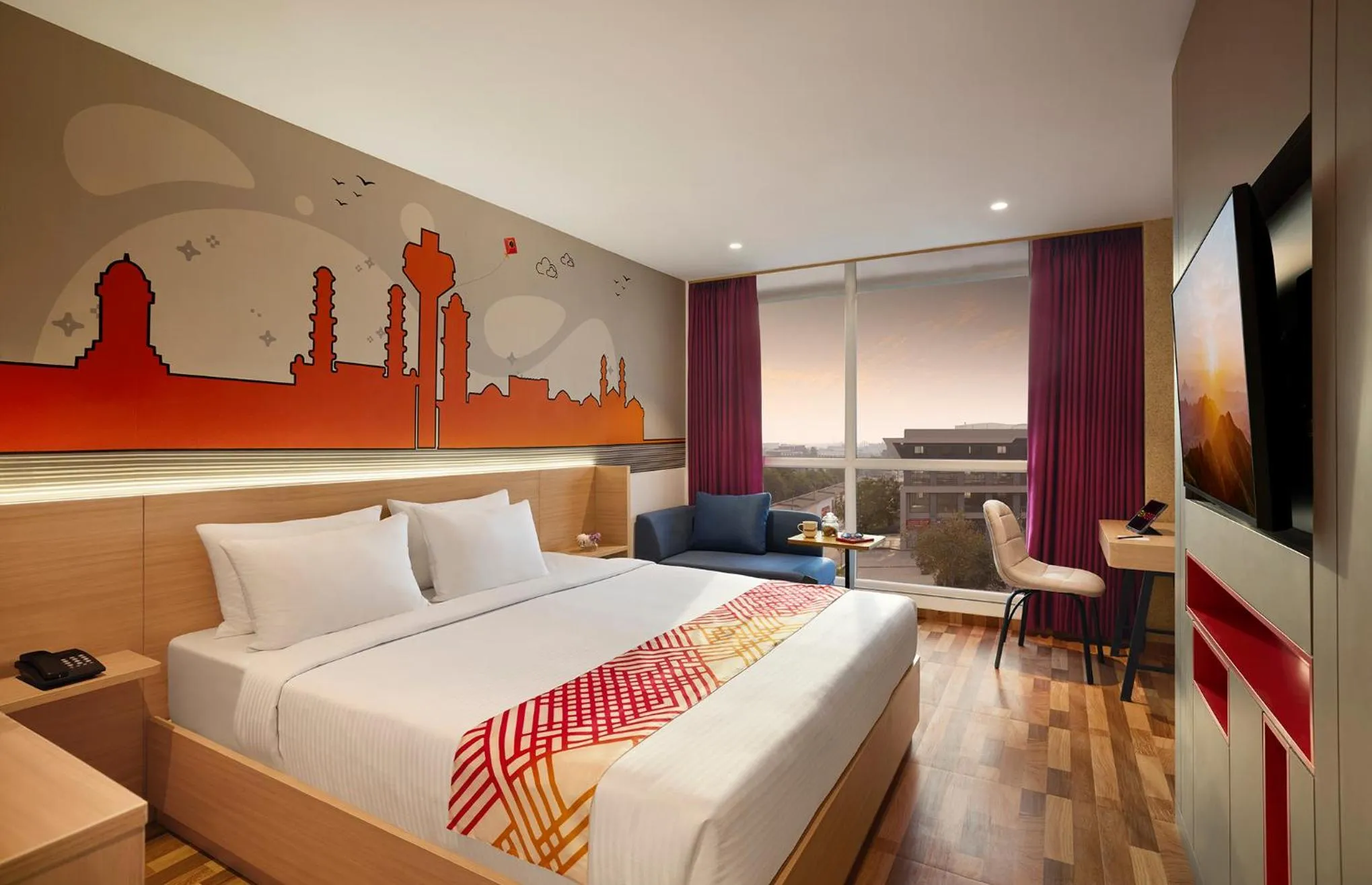 Bed in Ginger Ahmedabad Changodar