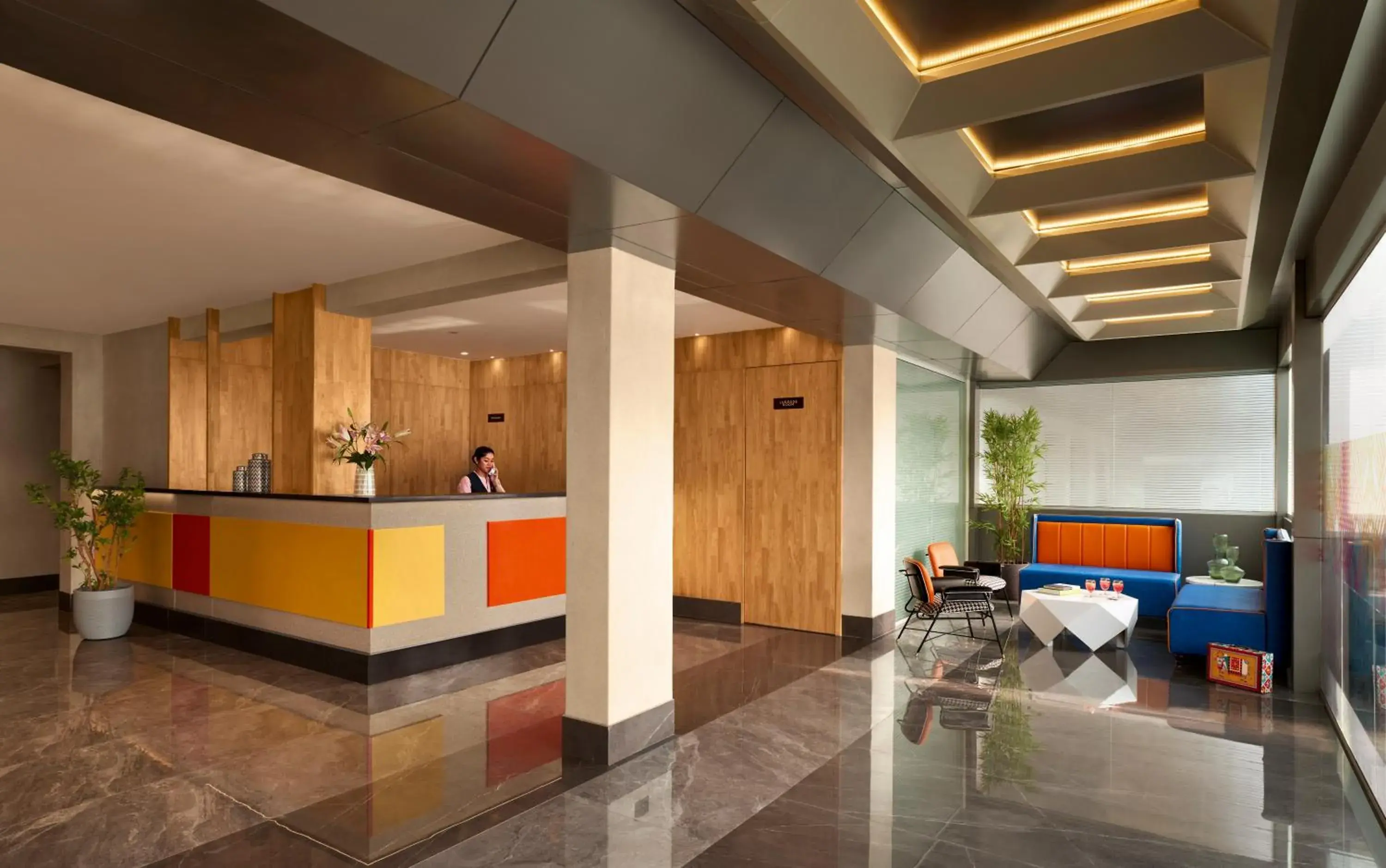 Lobby or reception in Ginger Ahmedabad Changodar Lobby or reception in Ginger Ahmedabad Changodar