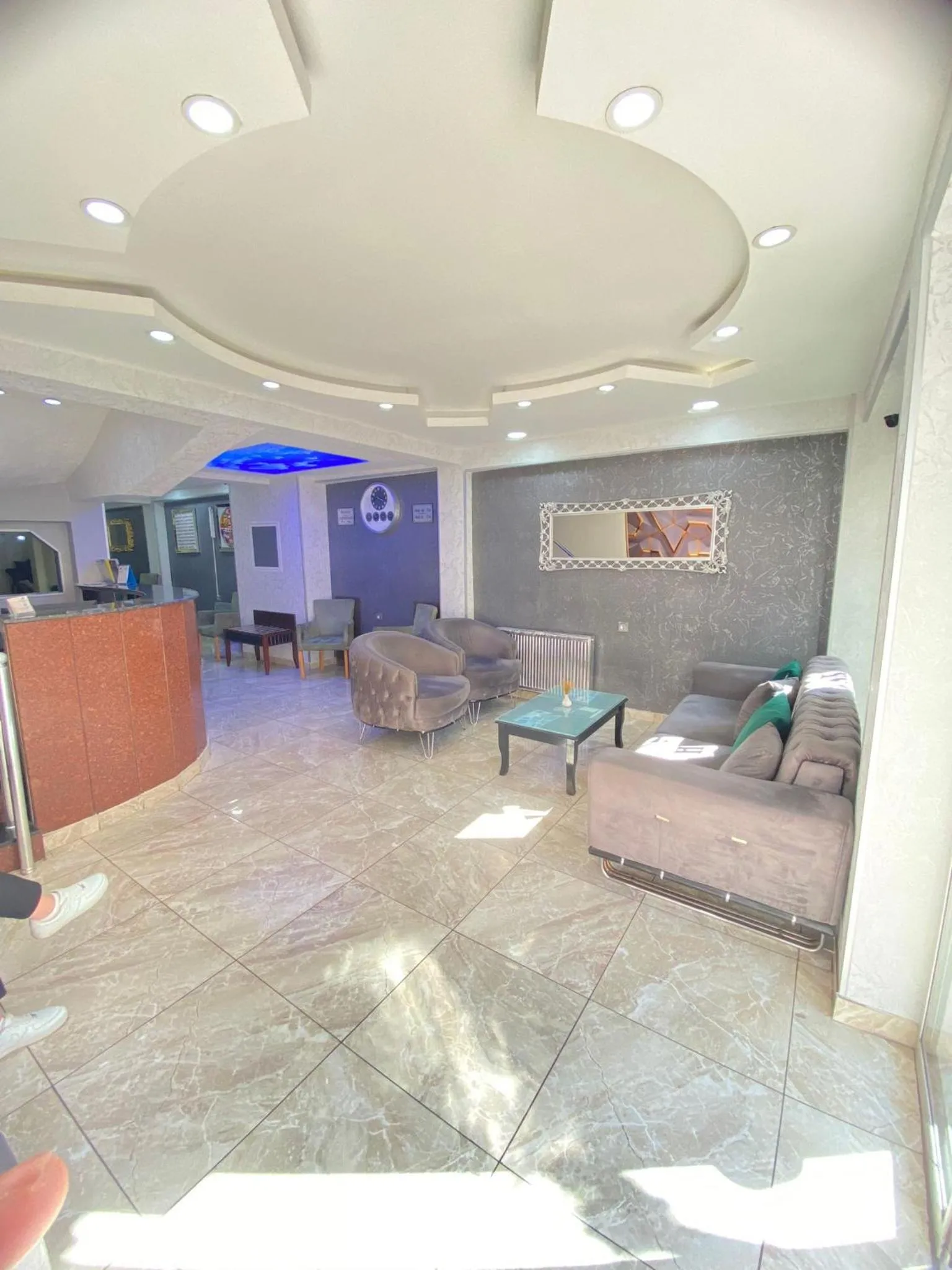 Lobby or reception in Abam Hotel