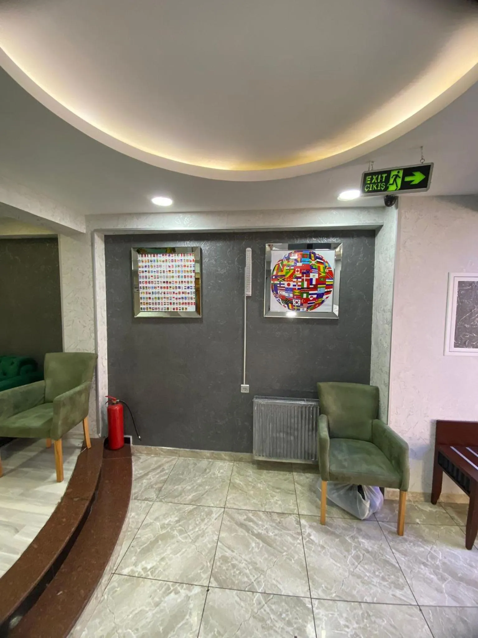 Lobby or reception in Abam Hotel