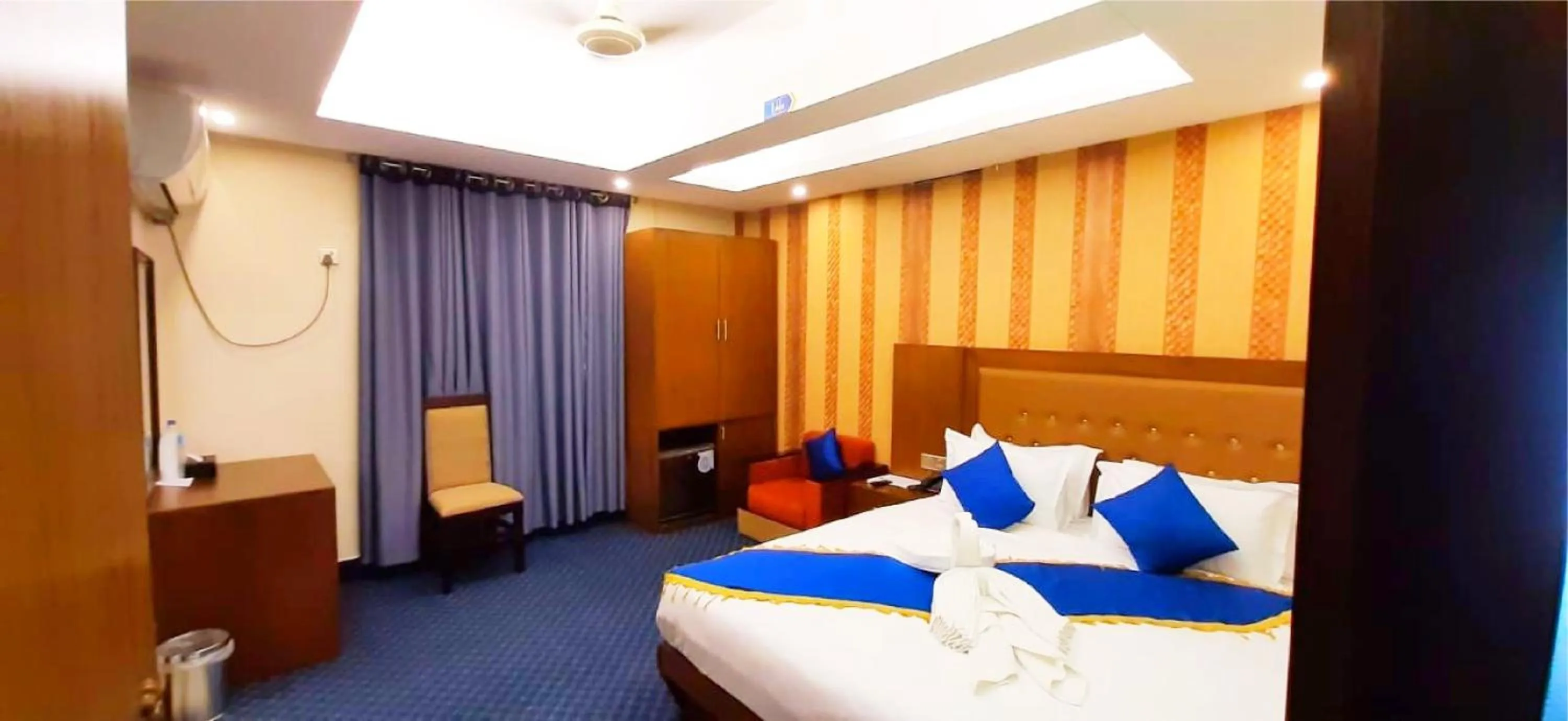 Bed in New Hotel Grand View