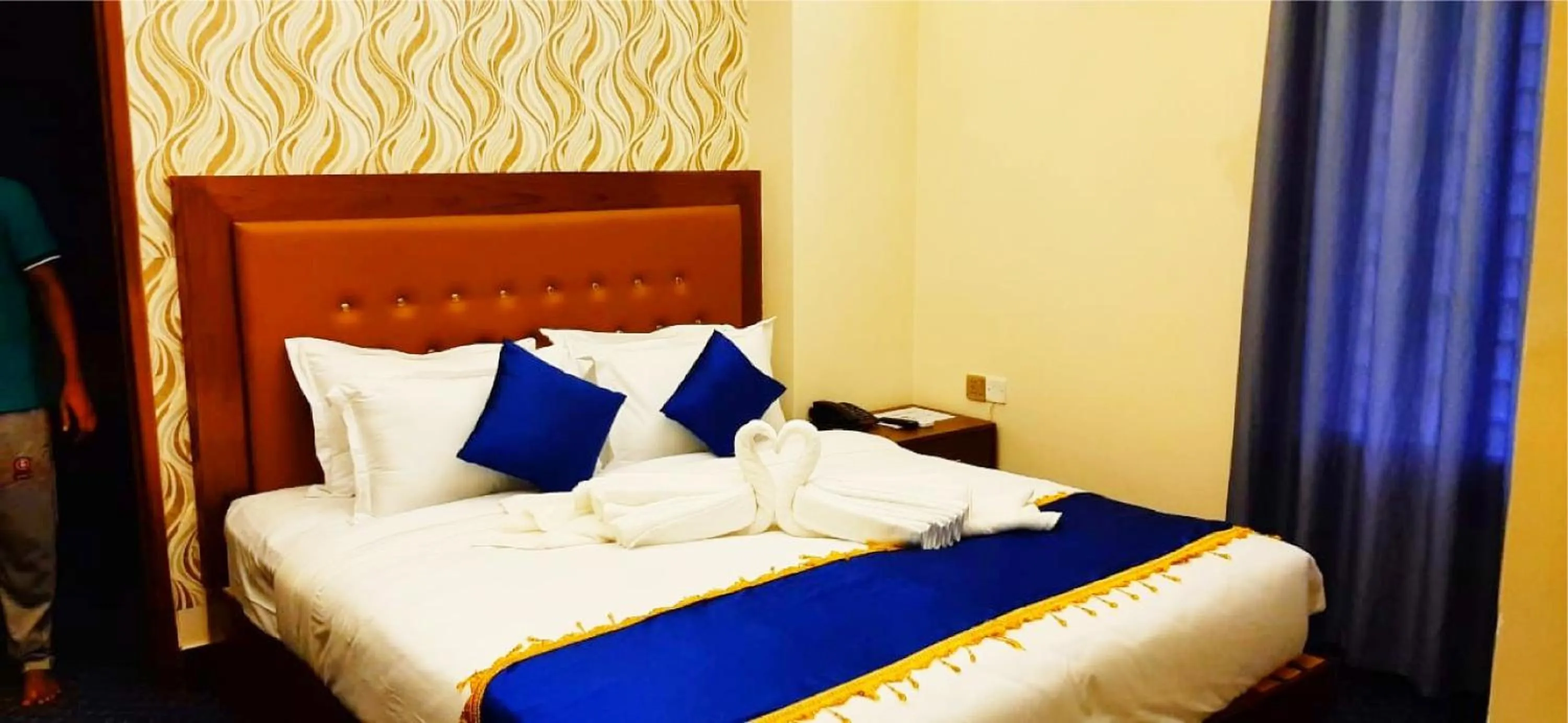 Bed in New Hotel Grand View