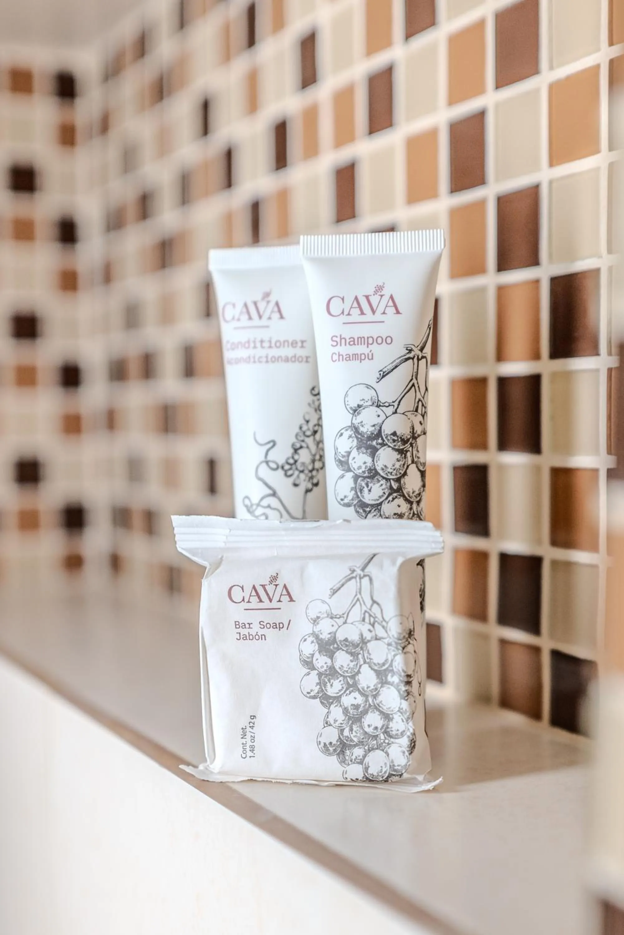 Shower in Vela's Condos Ocean Front